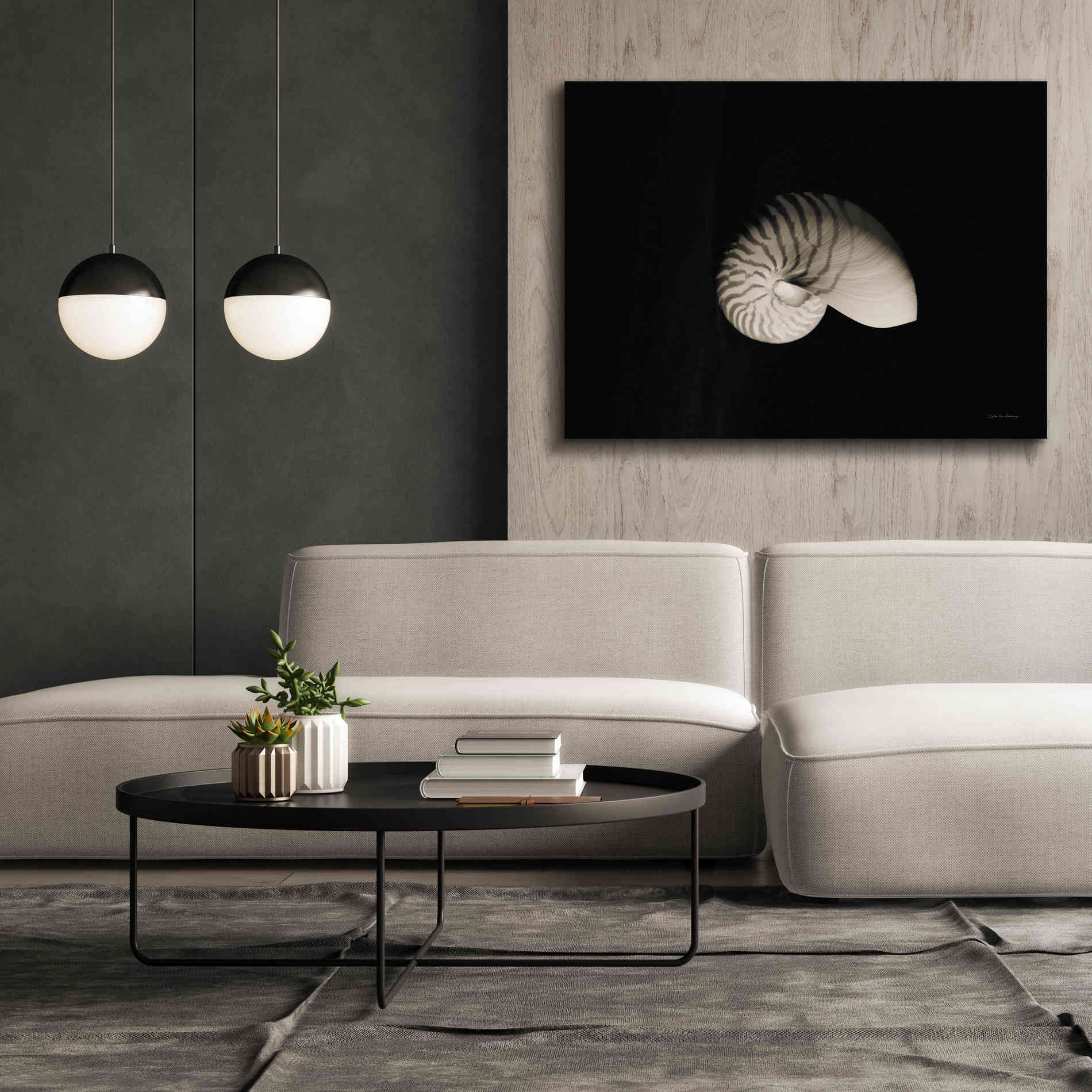 'Nautilus I' by Debra Van Swearingen, Canvas Wall Art,54 x 40