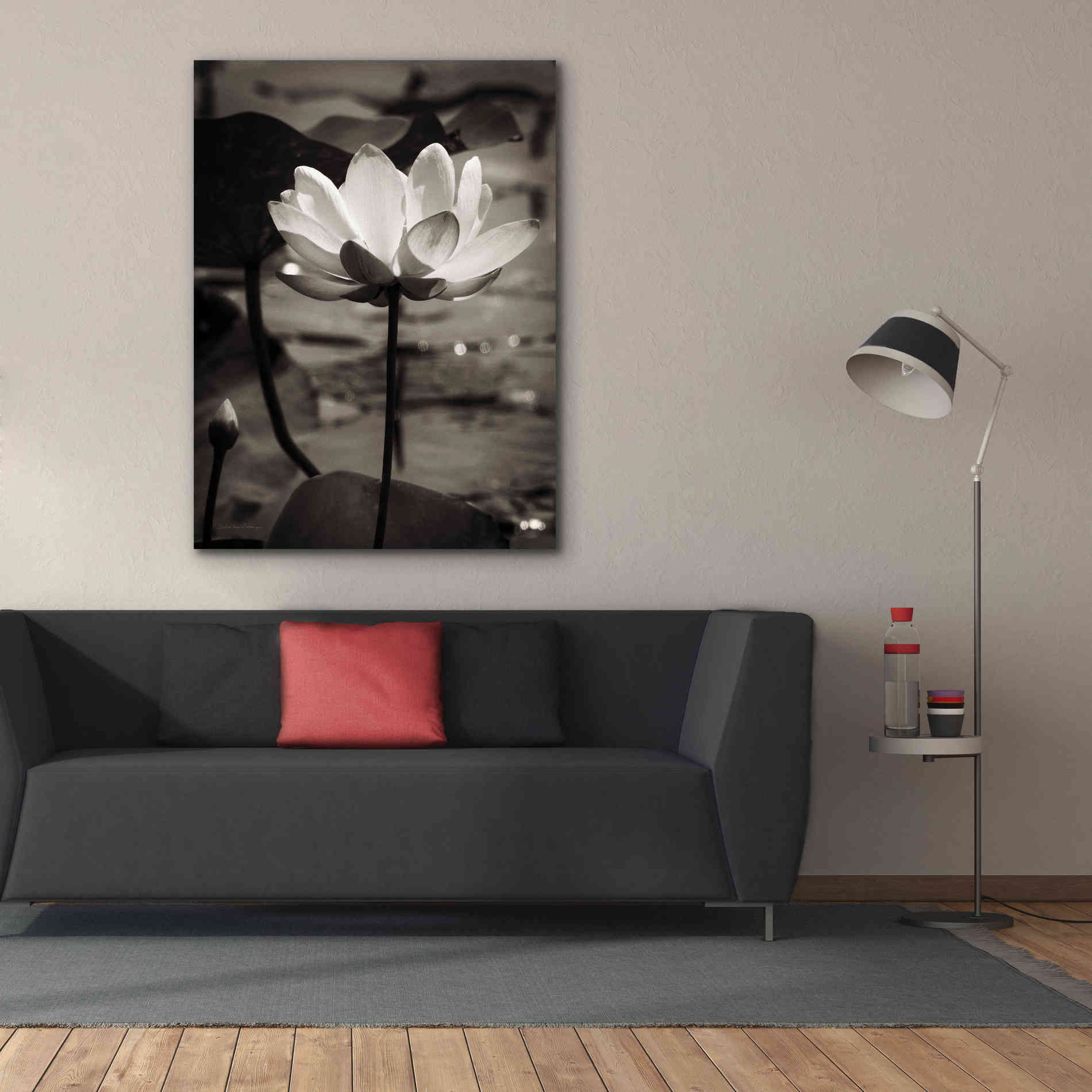 'Lotus Flower IX' by Debra Van Swearingen, Canvas Wall Art,40 x 54