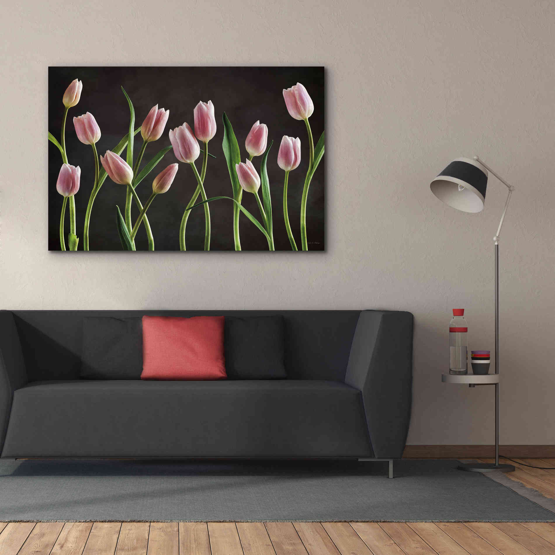 'Spring Tulips IX' by Debra Van Swearingen, Canvas Wall Art,60 x 40