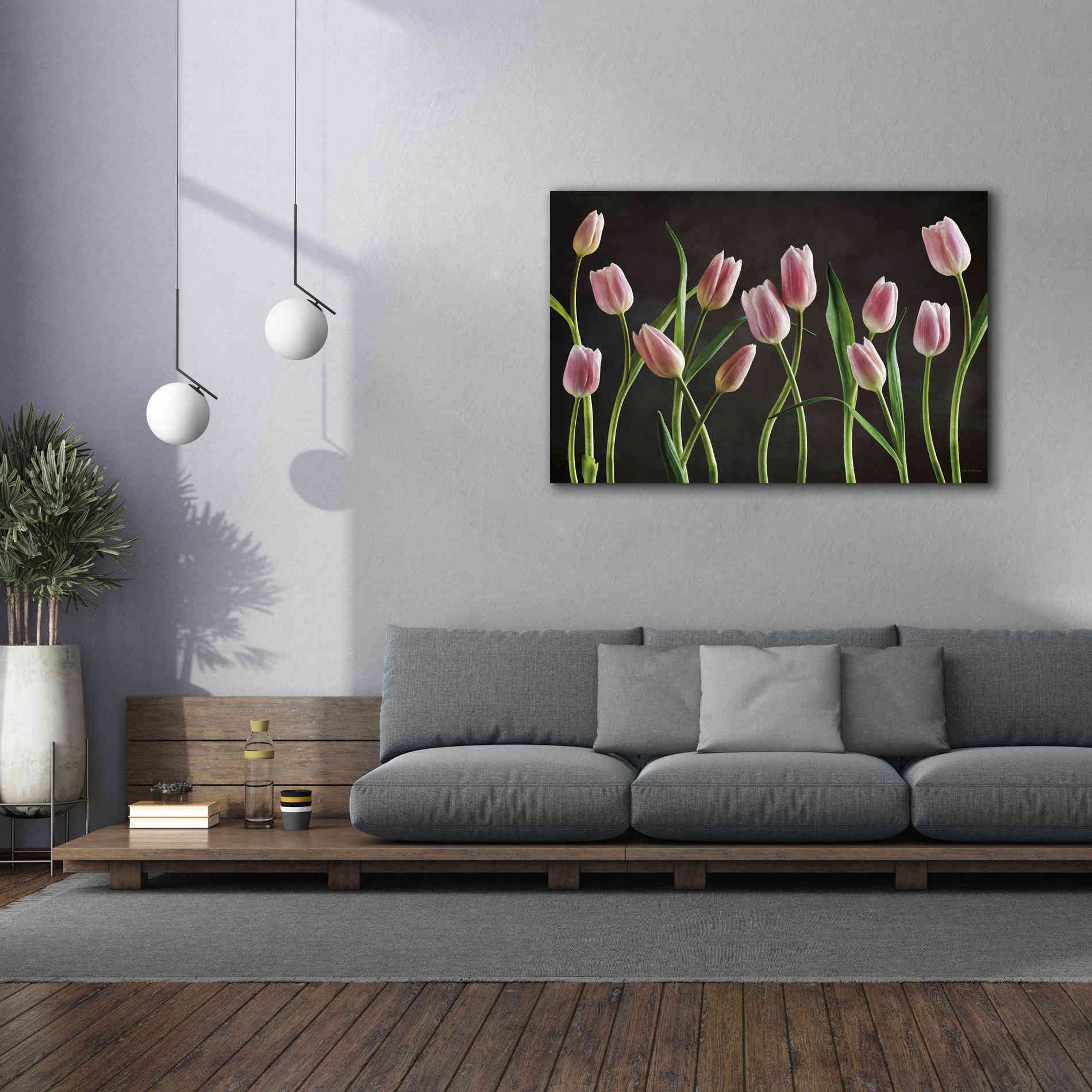 'Spring Tulips IX' by Debra Van Swearingen, Canvas Wall Art,60 x 40