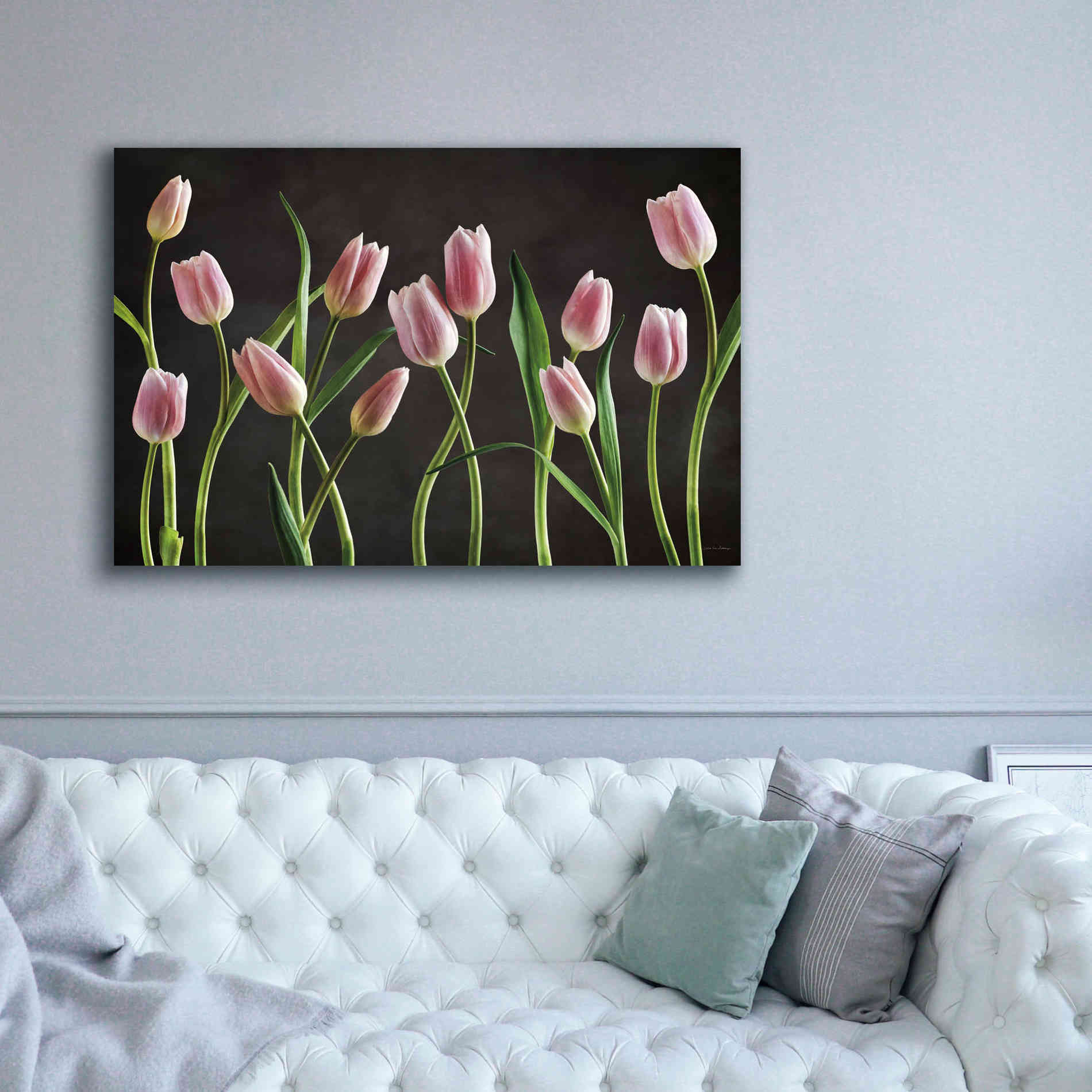 'Spring Tulips IX' by Debra Van Swearingen, Canvas Wall Art,60 x 40