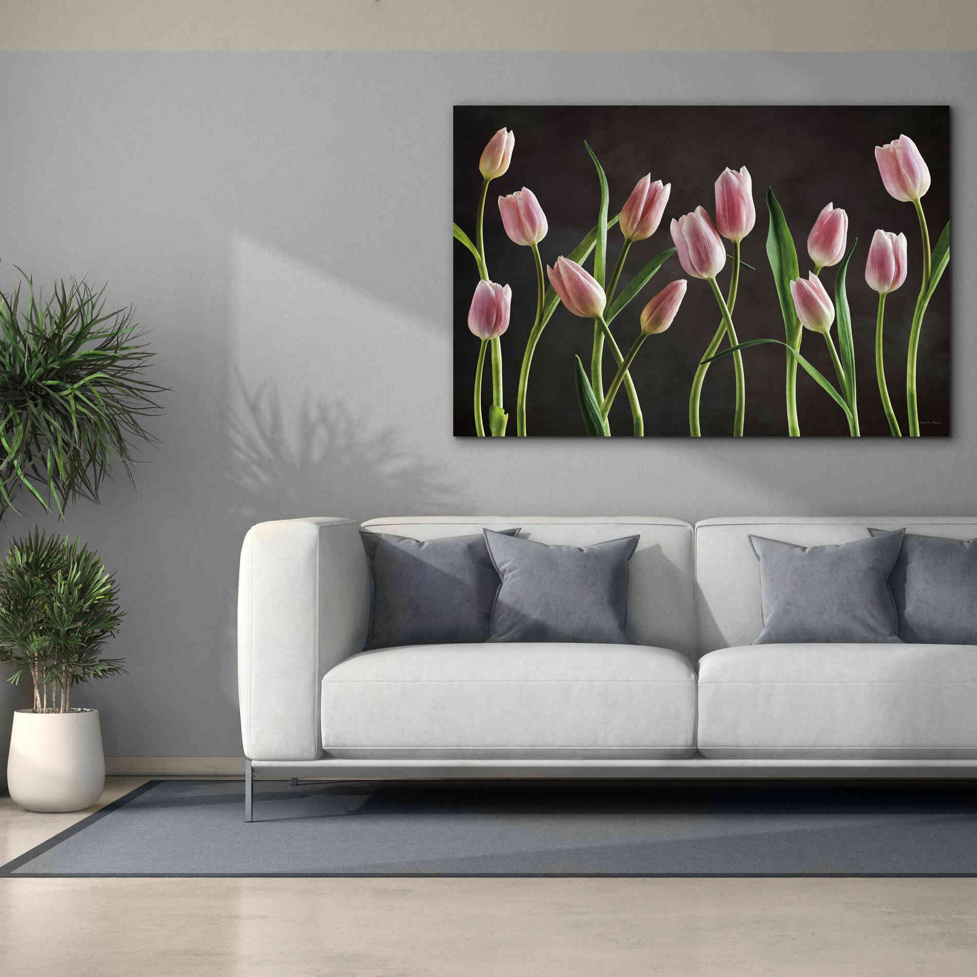 'Spring Tulips IX' by Debra Van Swearingen, Canvas Wall Art,60 x 40
