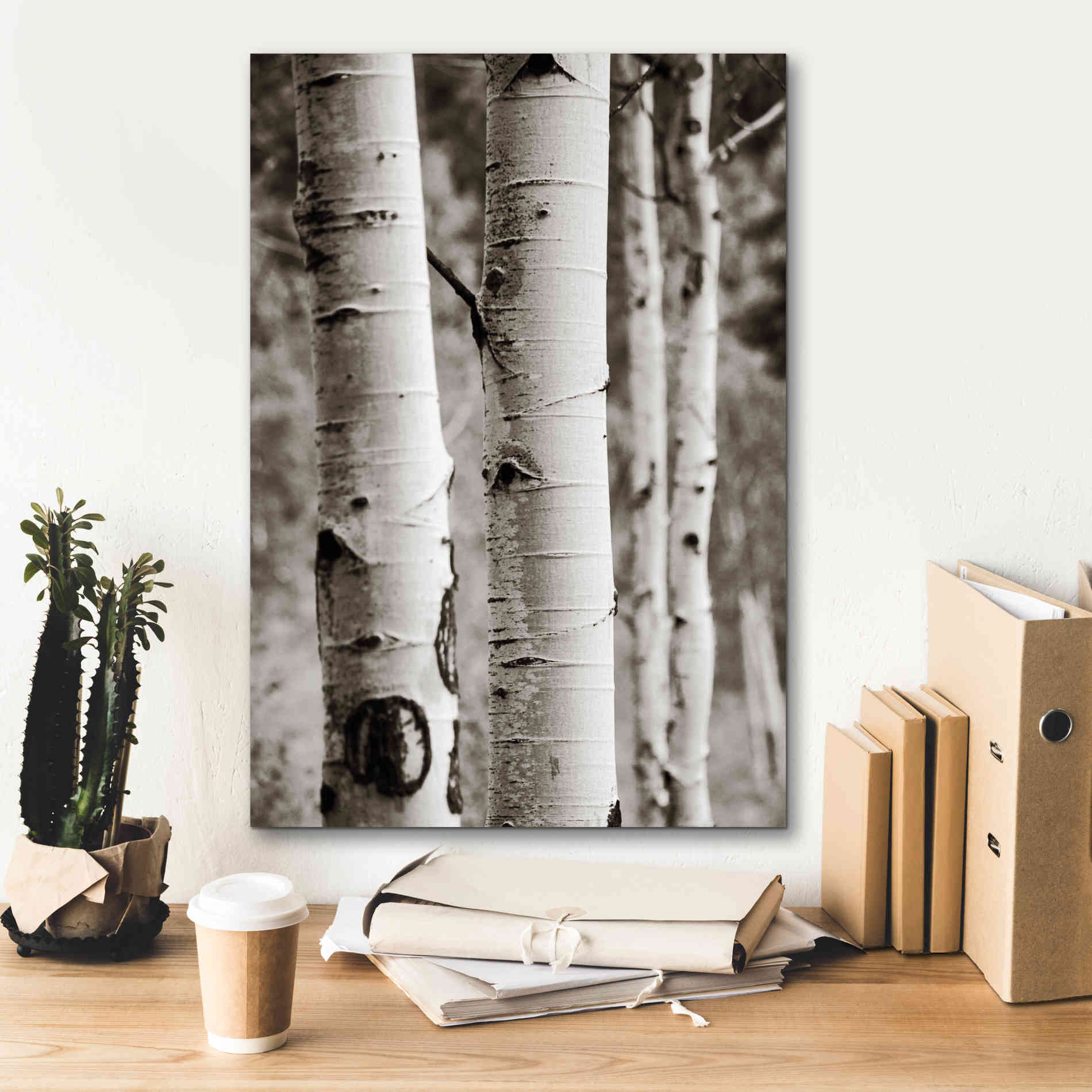 'Aspens I' by Debra Van Swearingen, Canvas Wall Art,18 x 26
