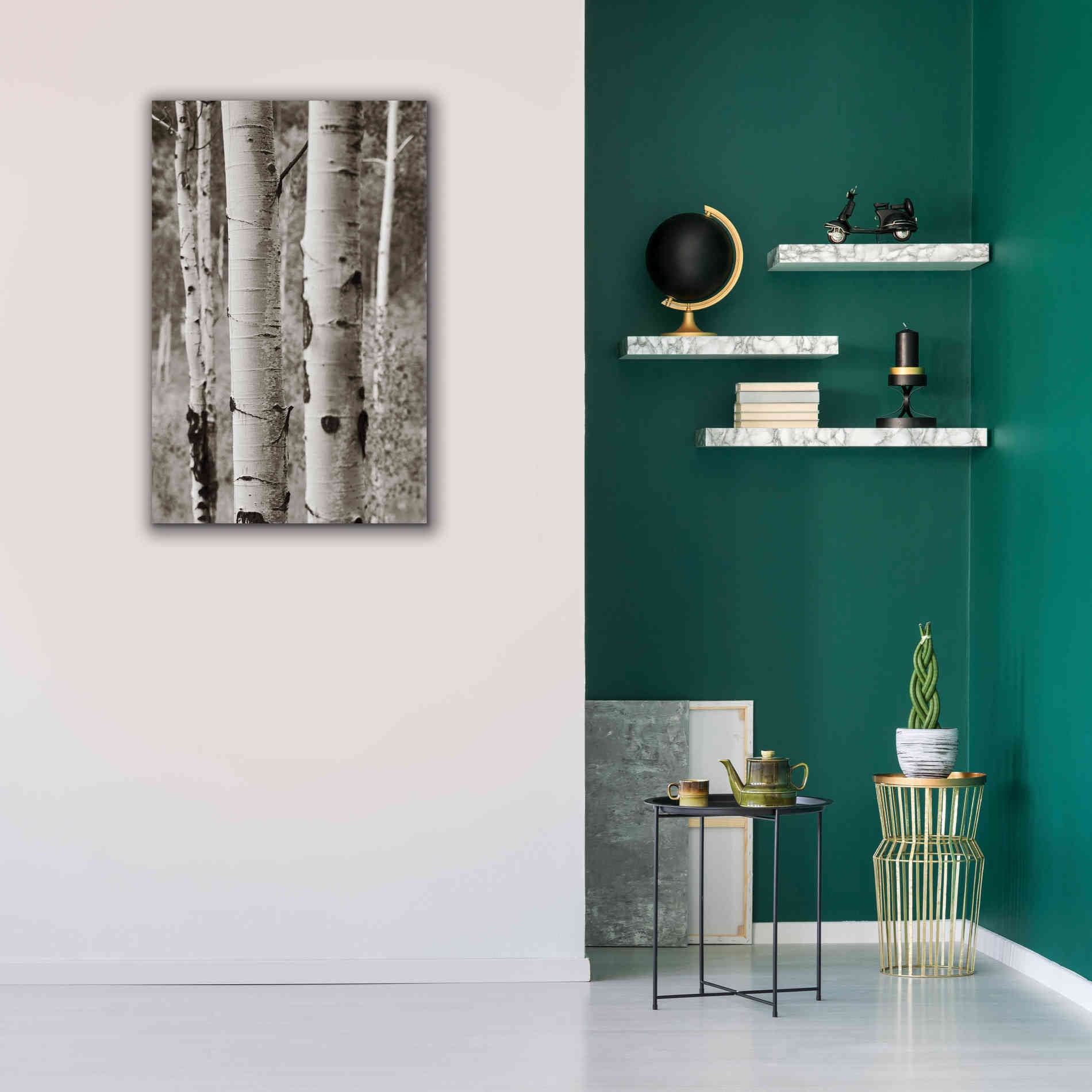 'Aspens II' by Debra Van Swearingen, Canvas Wall Art,26 x 40