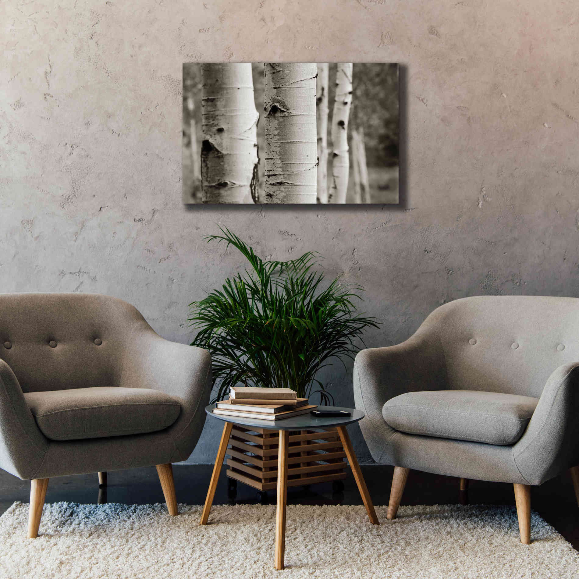 'Aspens III' by Debra Van Swearingen, Canvas Wall Art,40 x 26