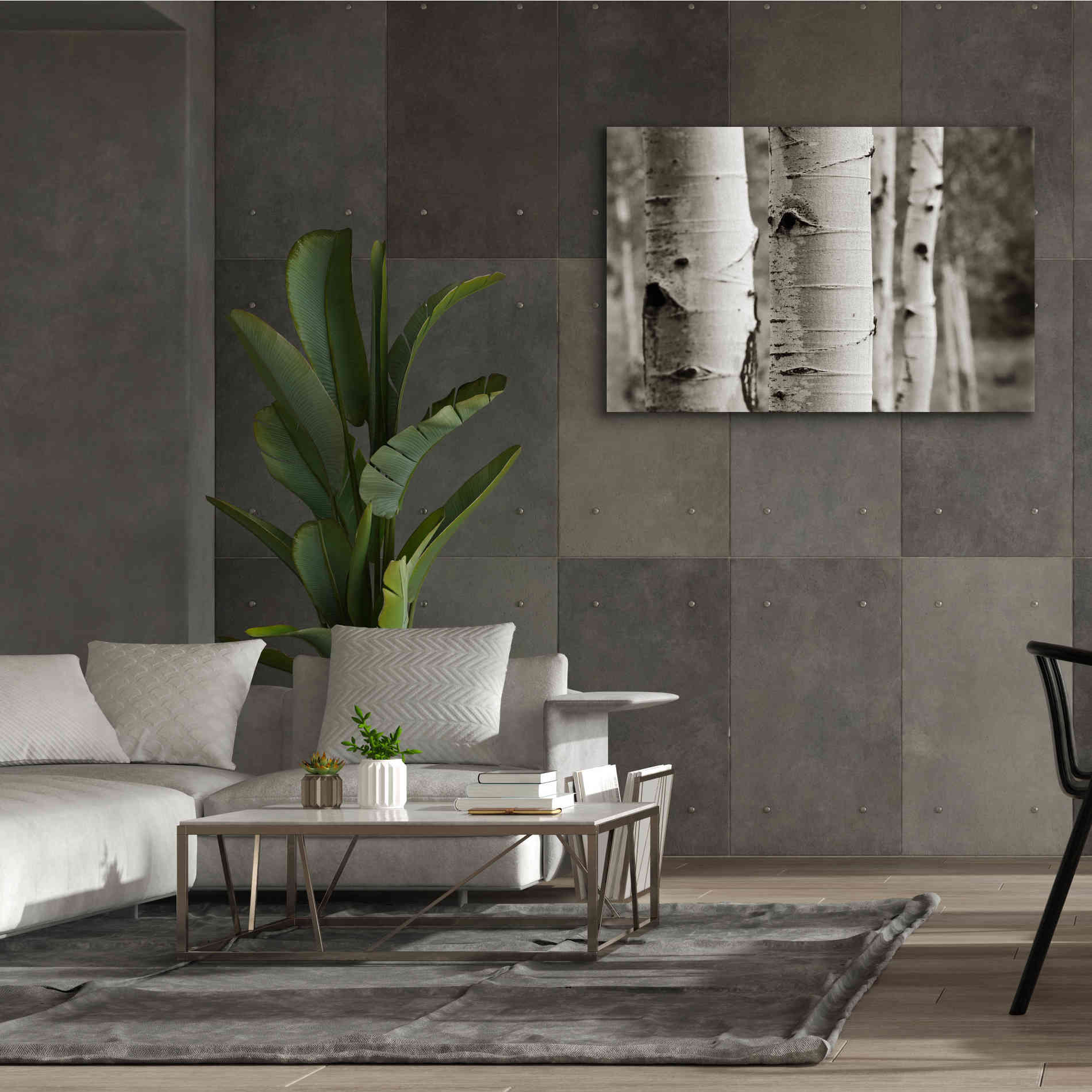 'Aspens III' by Debra Van Swearingen, Canvas Wall Art,60 x 40