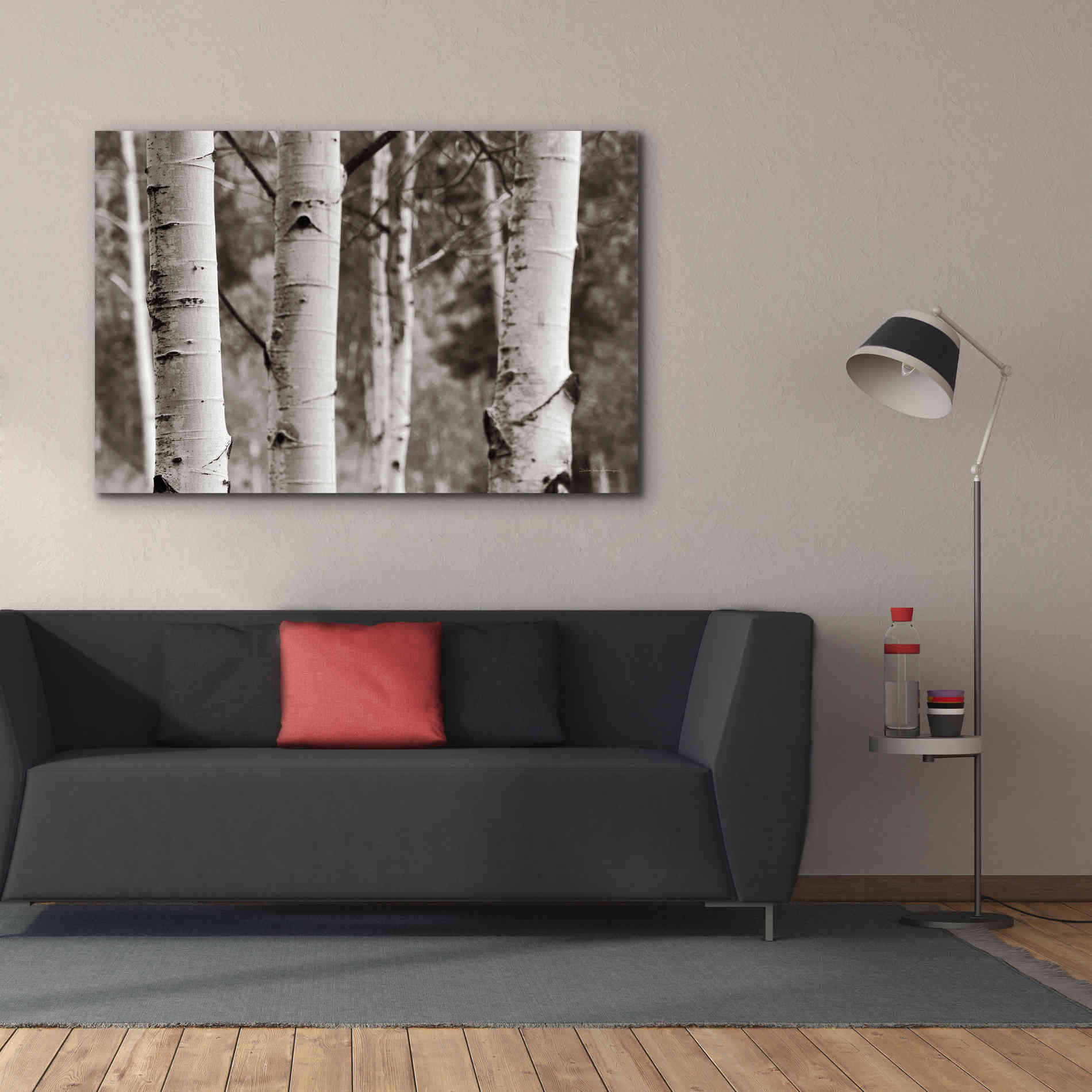 'Aspens IV' by Debra Van Swearingen, Canvas Wall Art,60 x 40