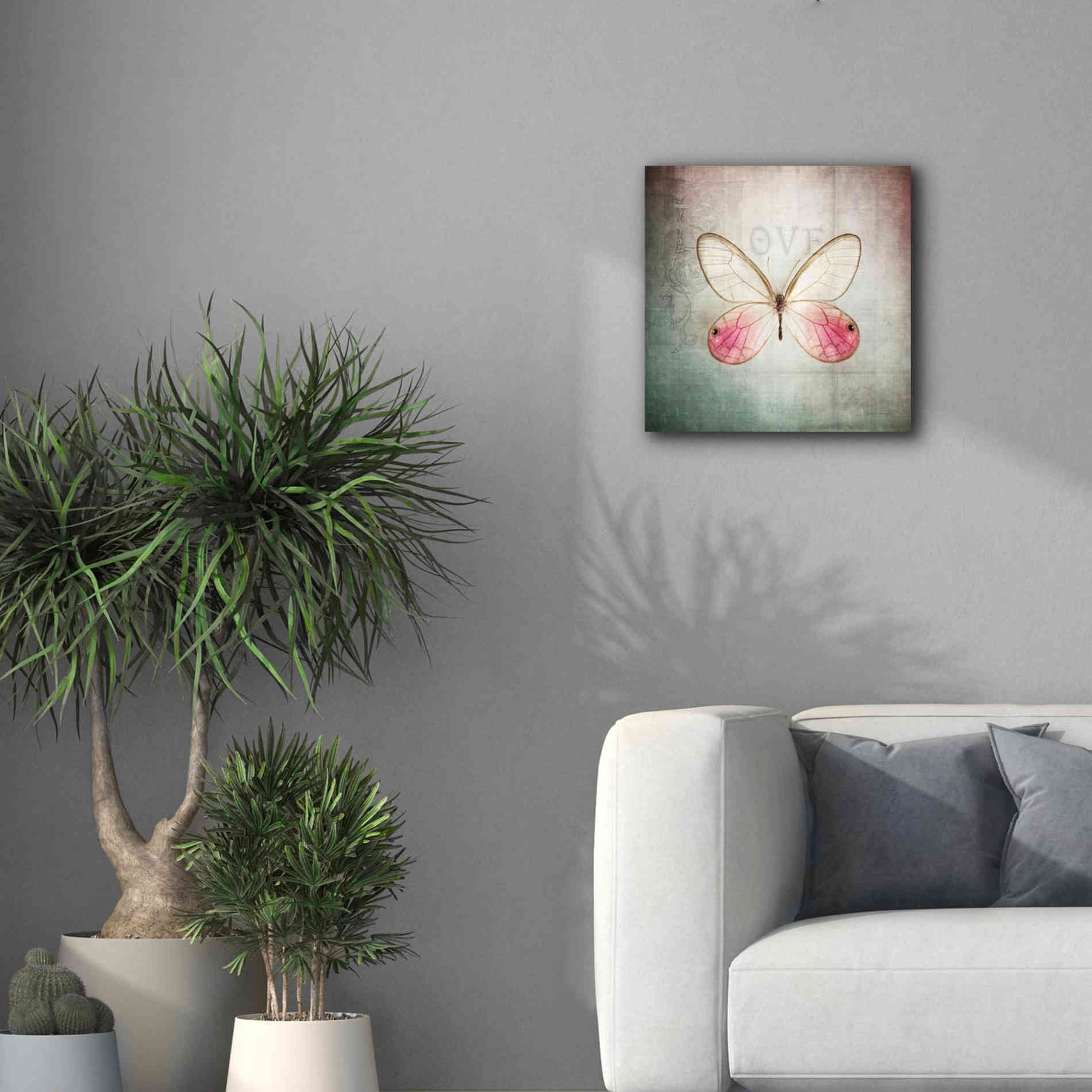'French Butterfly I' by Debra Van Swearingen, Canvas Wall Art,18 x 18