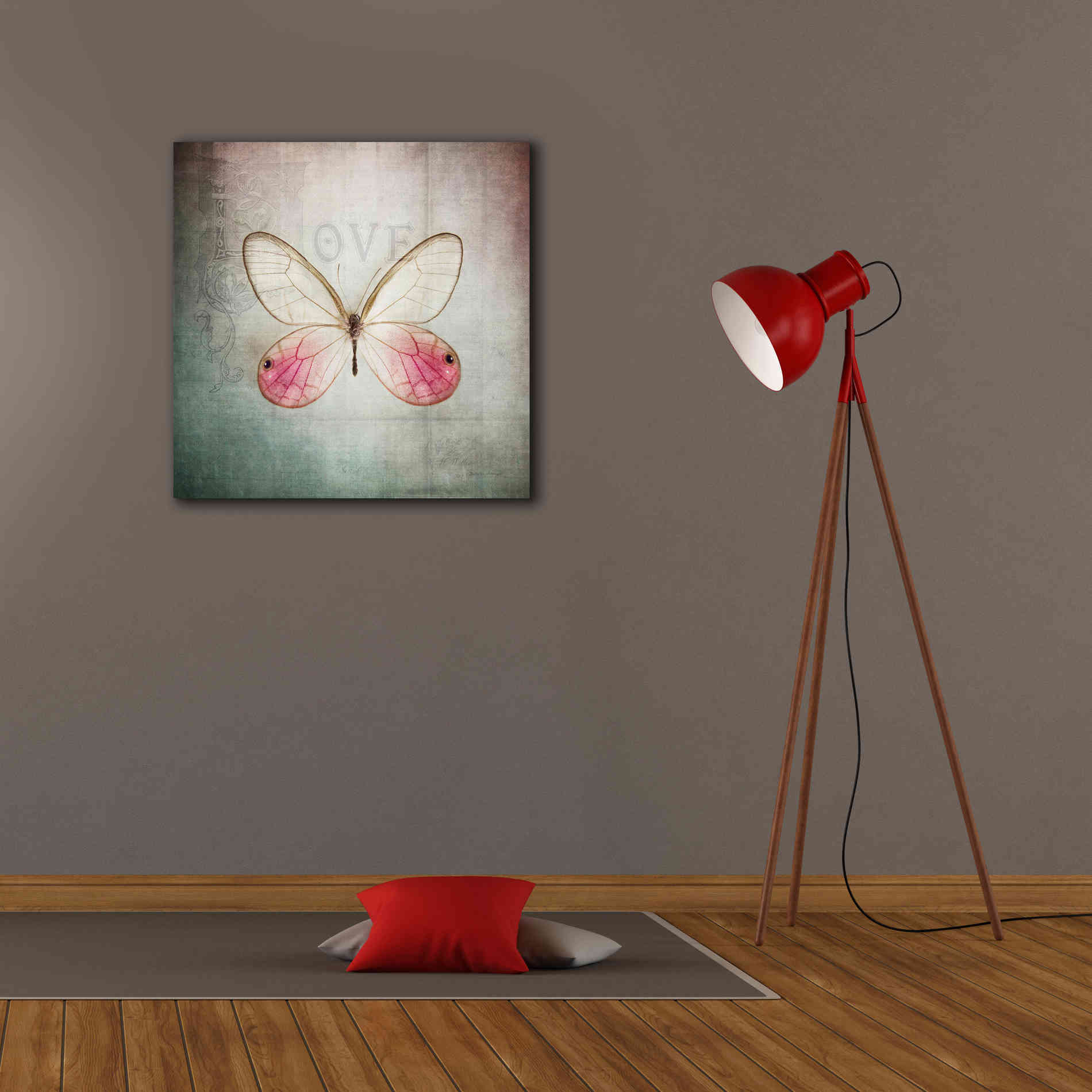 'French Butterfly I' by Debra Van Swearingen, Canvas Wall Art,26 x 26
