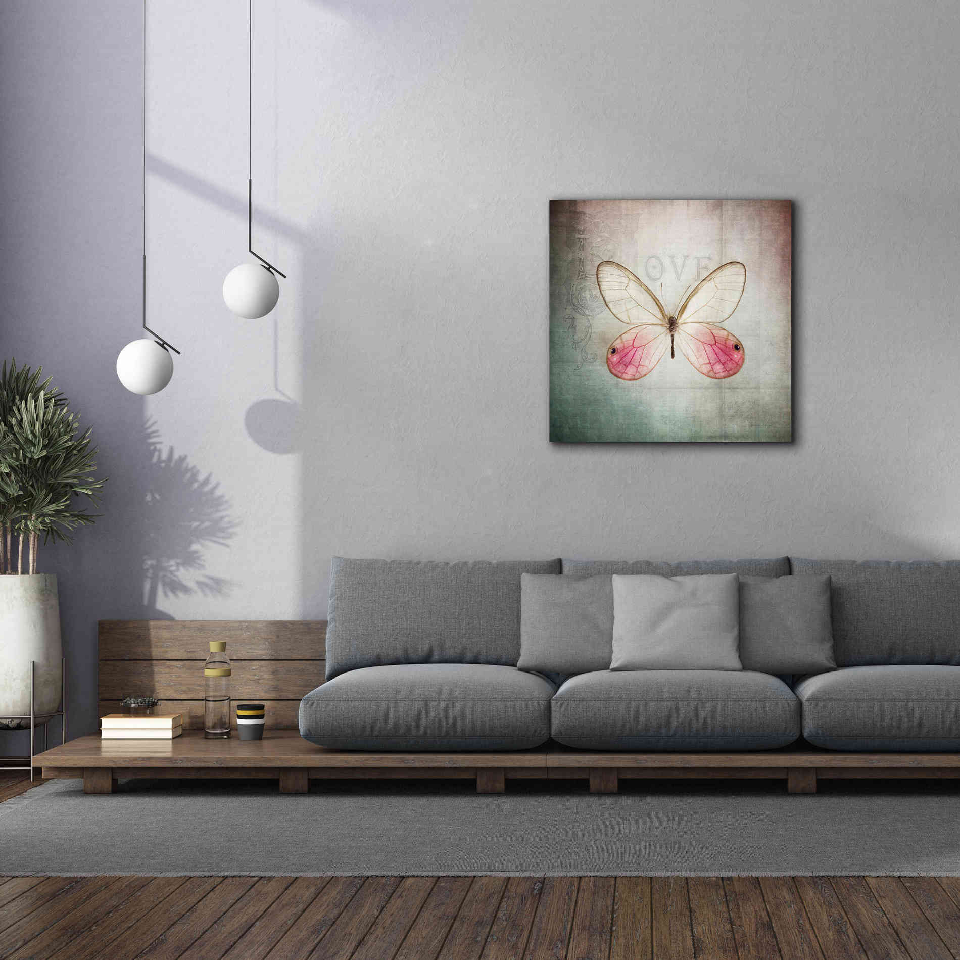 'French Butterfly I' by Debra Van Swearingen, Canvas Wall Art,37 x 37