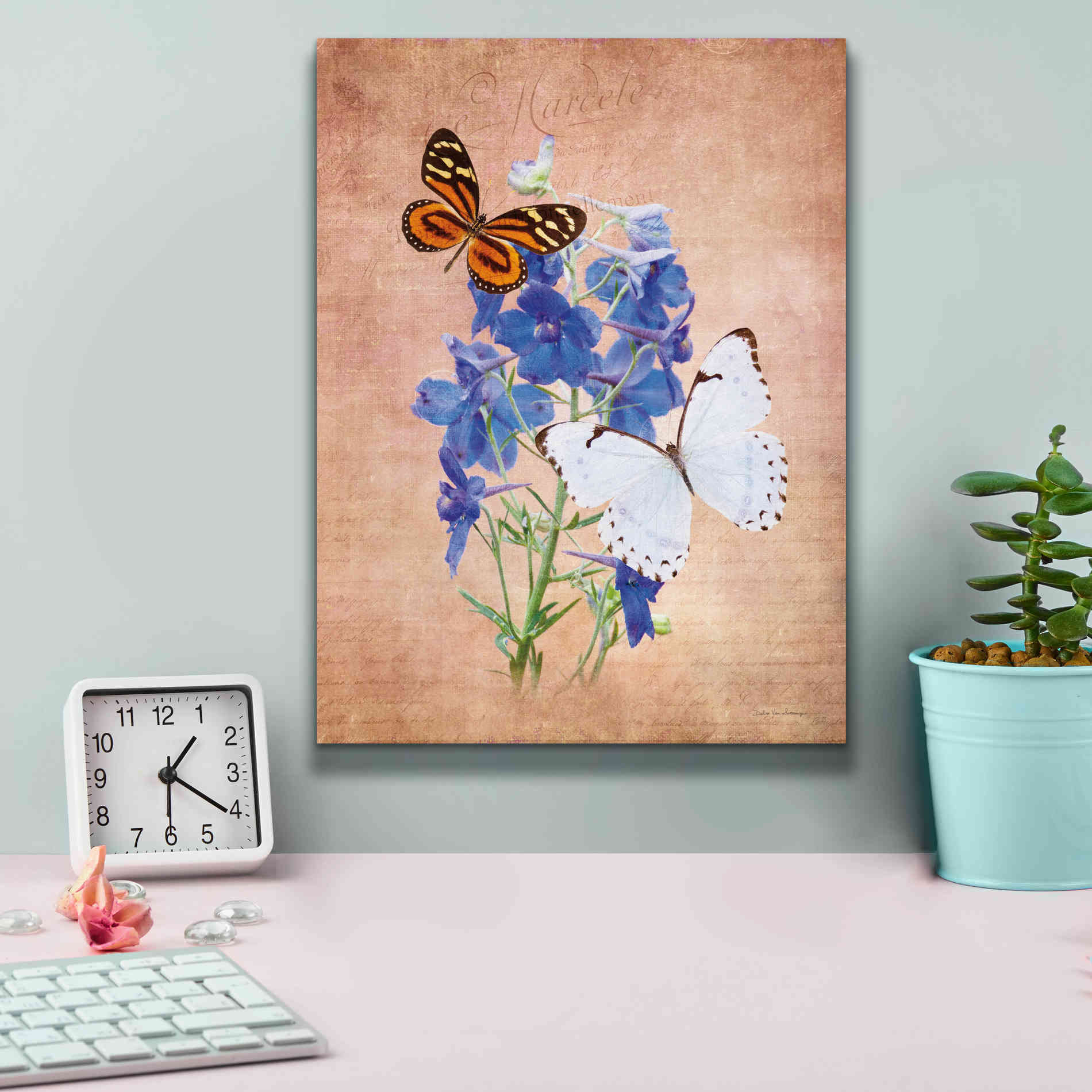 'Butterfly Botanical III' by Debra Van Swearingen, Canvas Wall Art,12 x 16