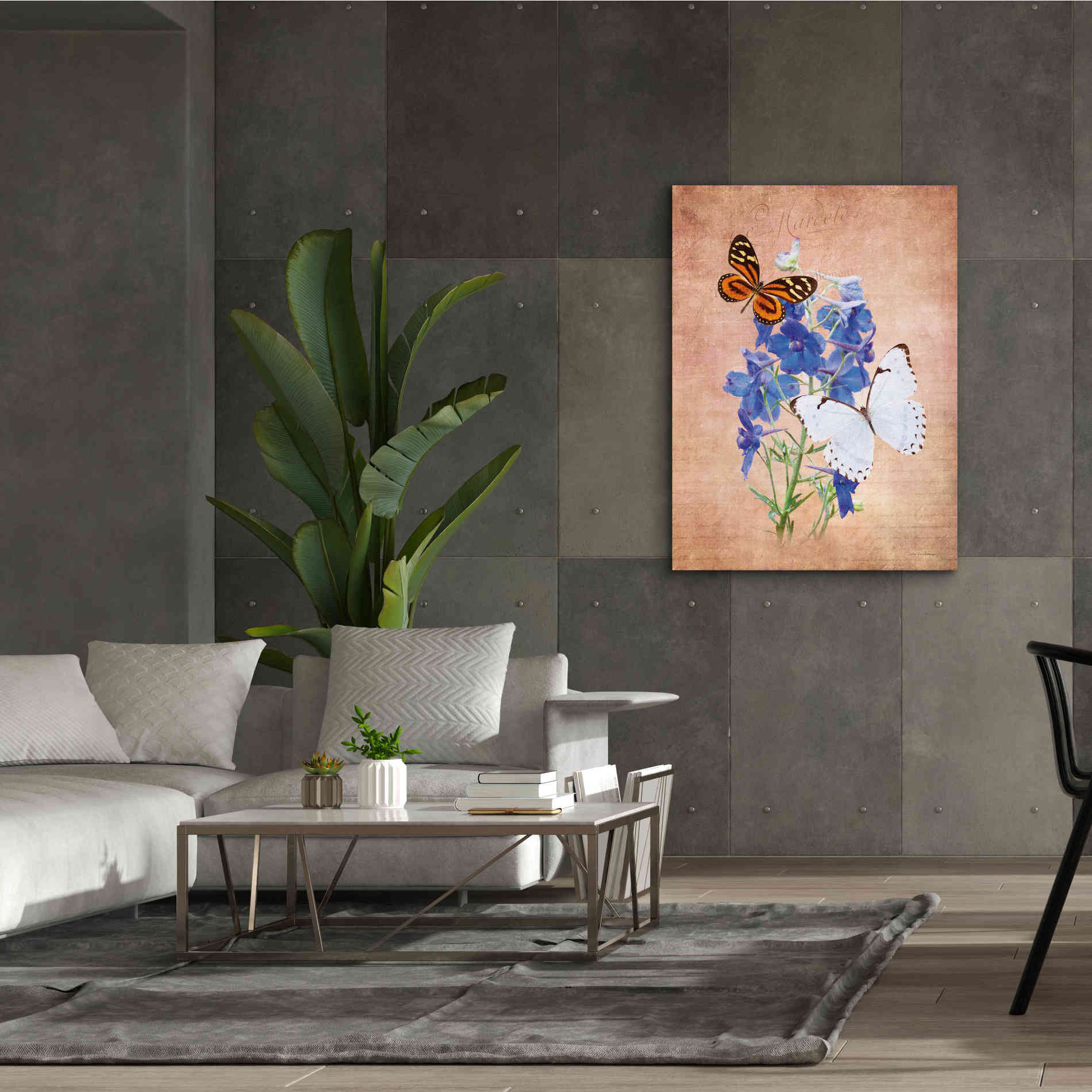 'Butterfly Botanical III' by Debra Van Swearingen, Canvas Wall Art,40 x 54