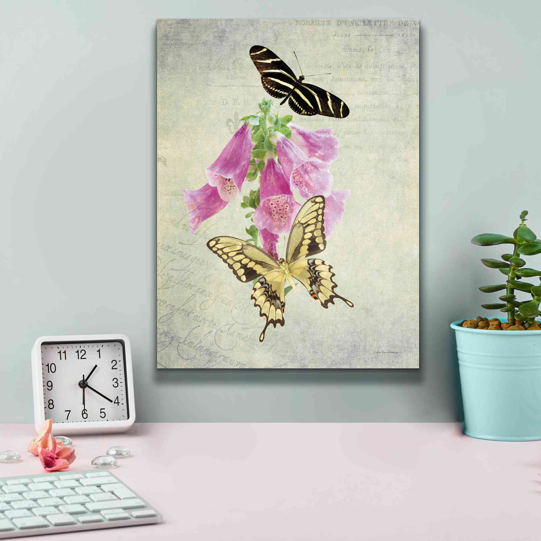 'Butterfly Botanical IV' by Debra Van Swearingen, Canvas Wall Art,12 x 16