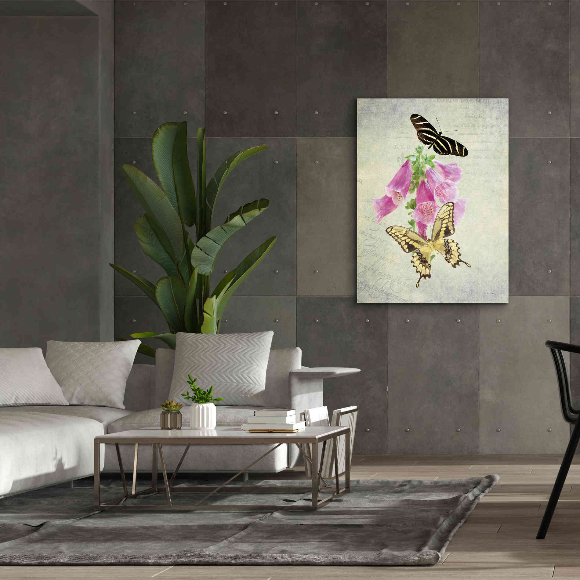 'Butterfly Botanical IV' by Debra Van Swearingen, Canvas Wall Art,40 x 54