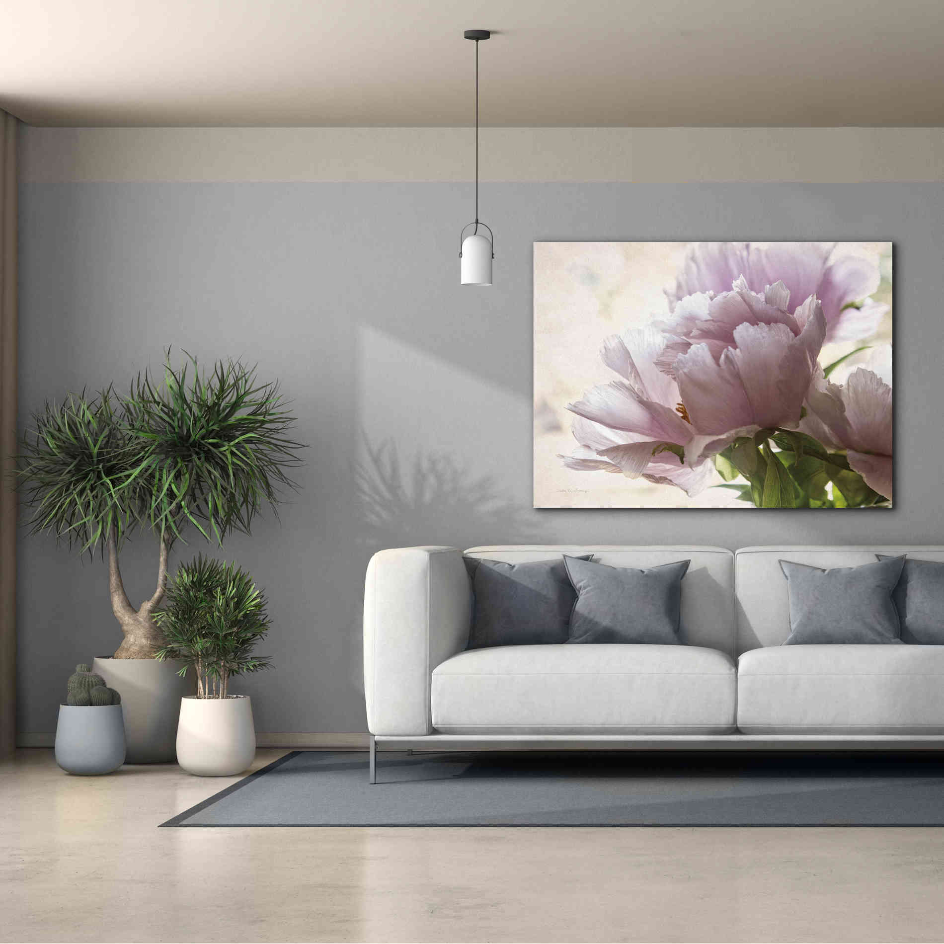 'Translucent Peony I' by Debra Van Swearingen, Canvas Wall Art,54 x 40