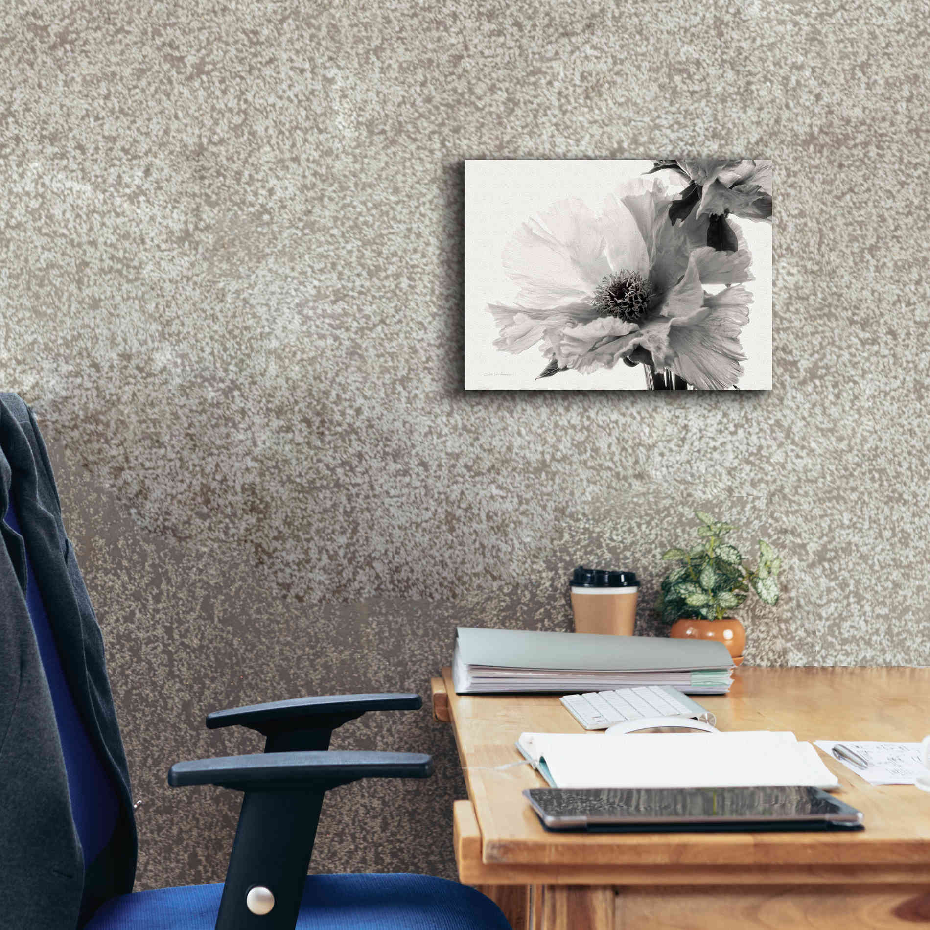 'Translucent Peony VBW' by Debra Van Swearingen, Canvas Wall Art,16 x 12