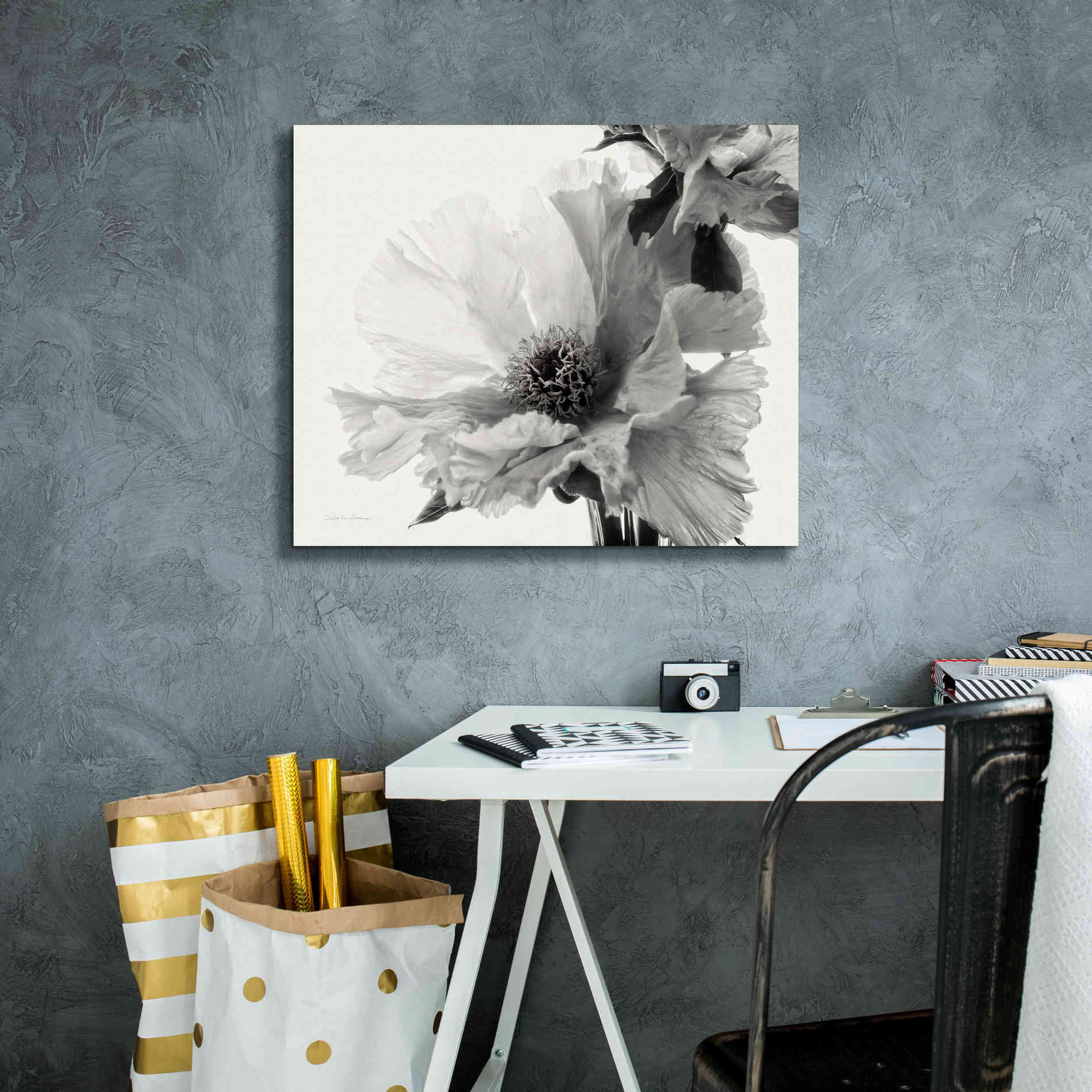 'Translucent Peony VBW' by Debra Van Swearingen, Canvas Wall Art,24 x 20