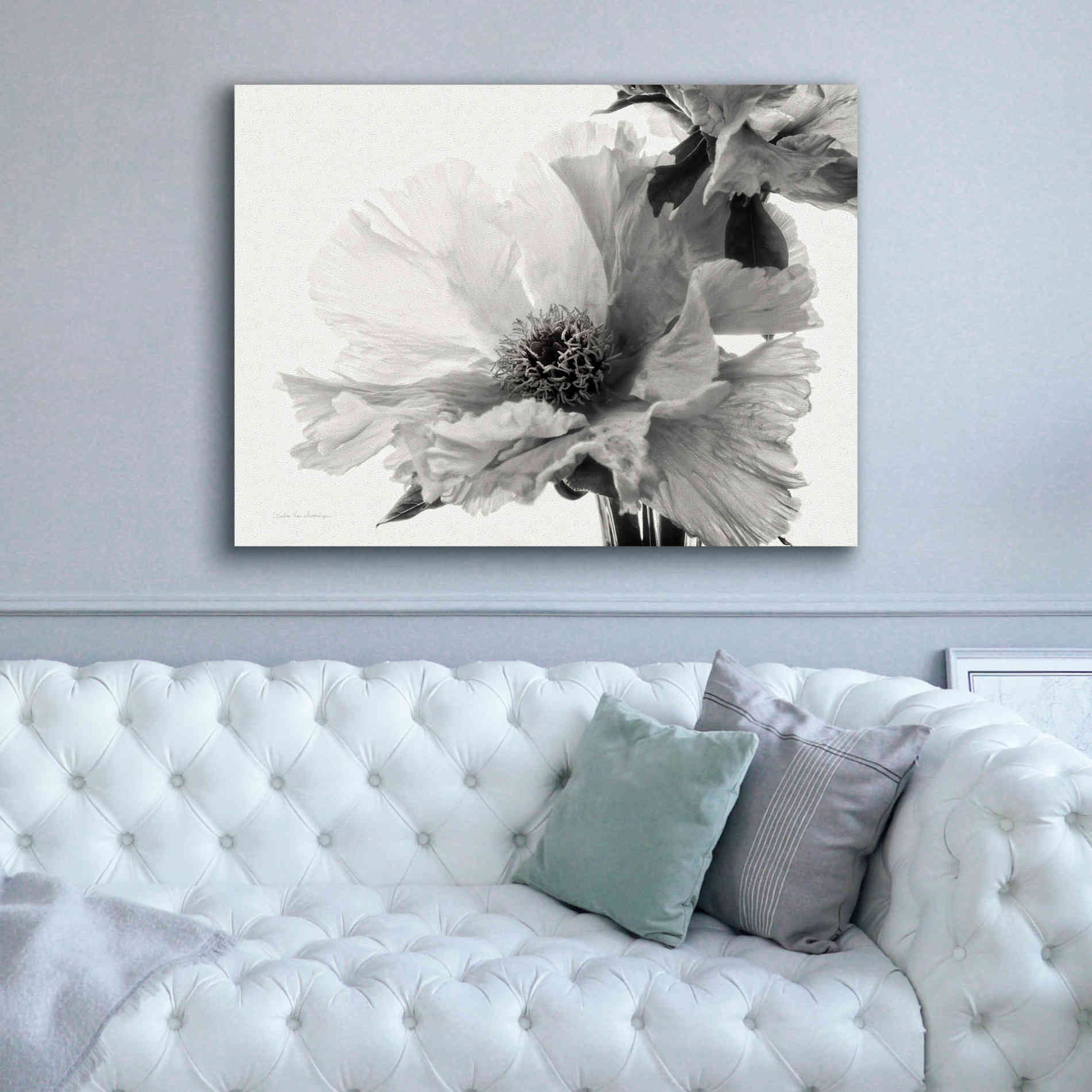 'Translucent Peony VBW' by Debra Van Swearingen, Canvas Wall Art,54 x 40