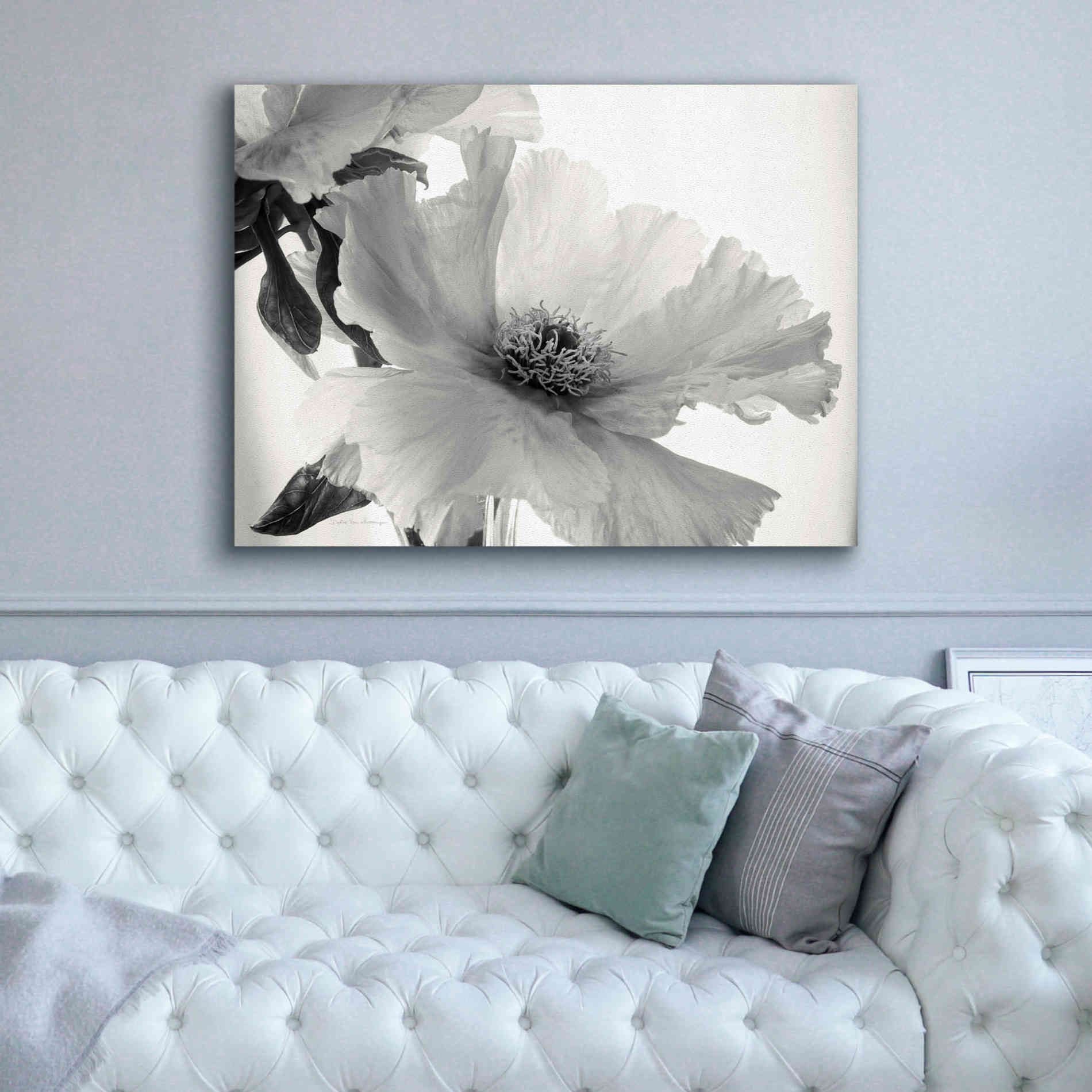 'Translucent Peony VIBW' by Debra Van Swearingen, Canvas Wall Art,54 x 40