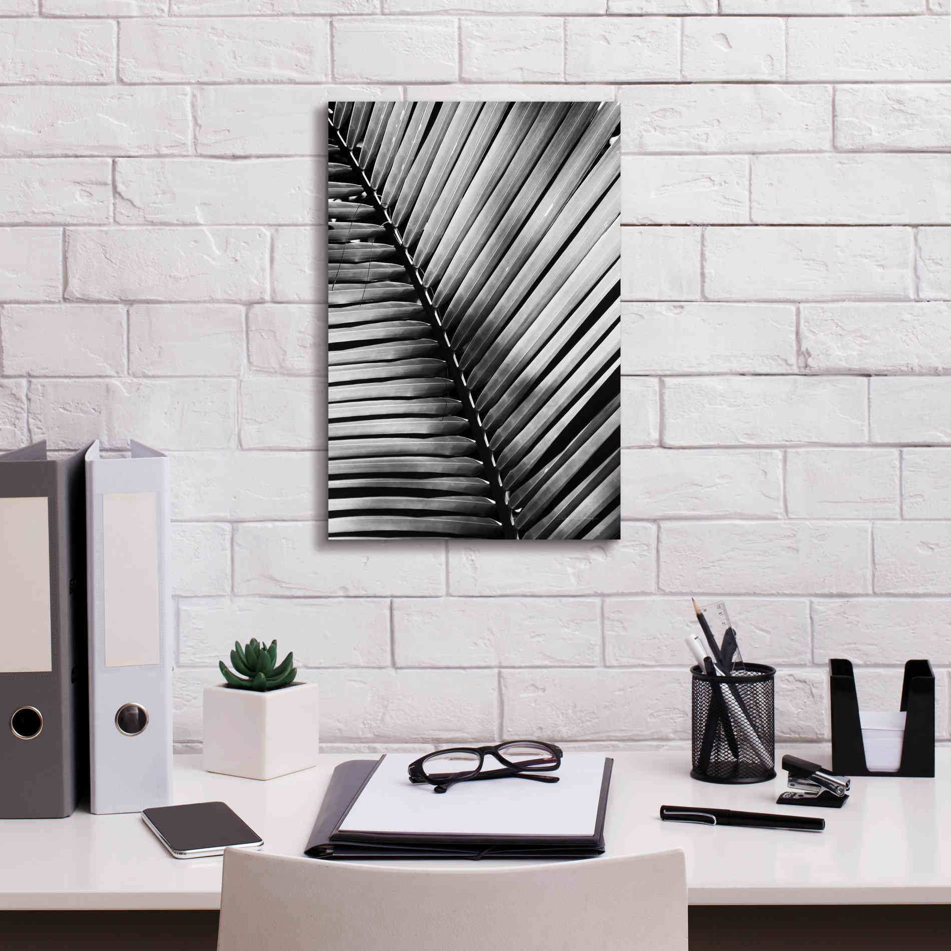 'Palm Frond I' by Debra Van Swearingen, Canvas Wall Art,12 x 18