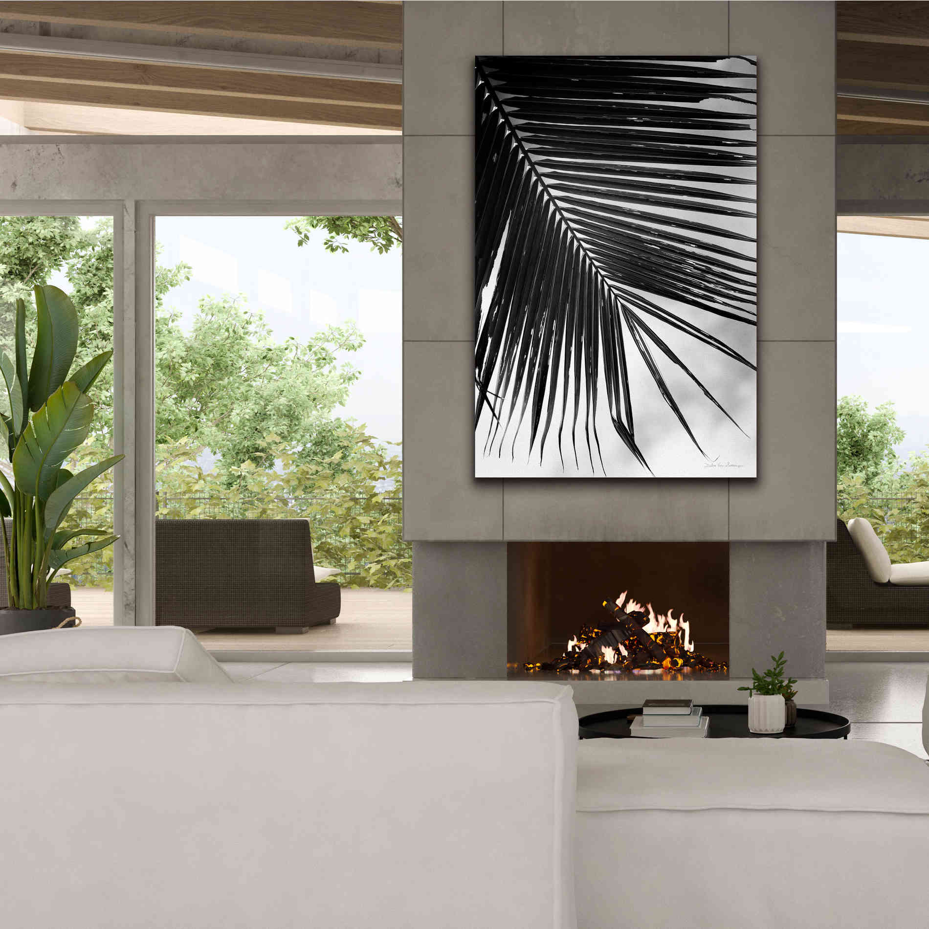 'Palm Frond II' by Debra Van Swearingen, Canvas Wall Art,40 x 60