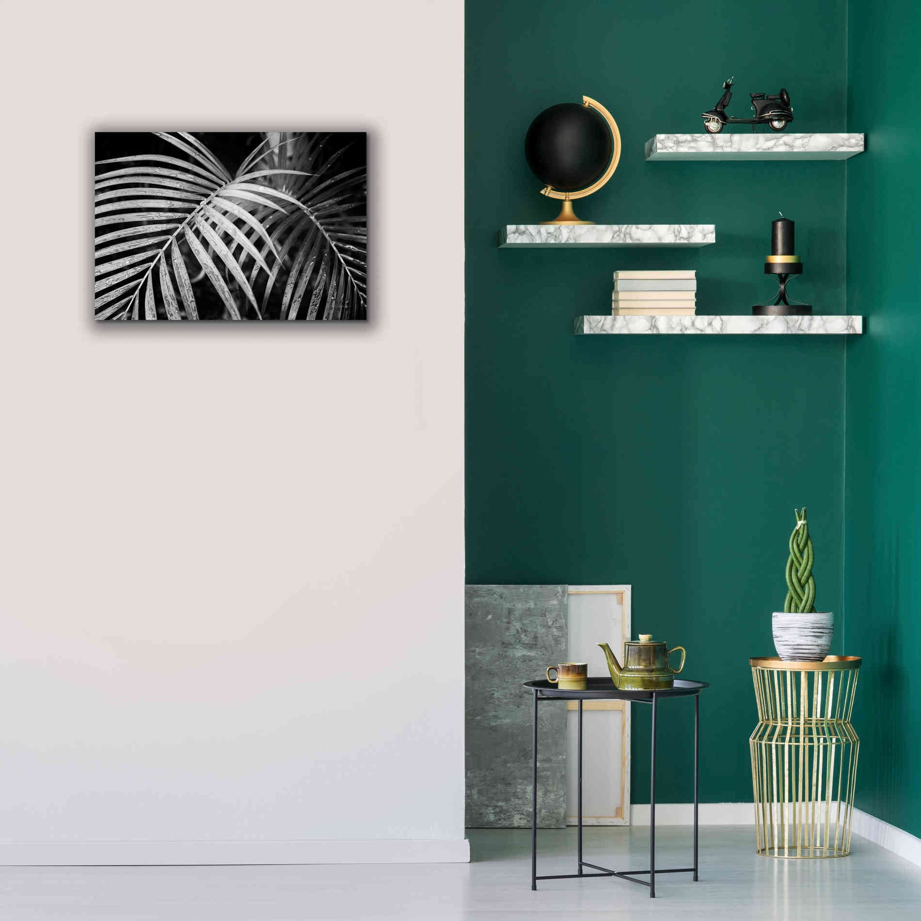 'Palm Fronds' by Debra Van Swearingen, Canvas Wall Art,26 x 18