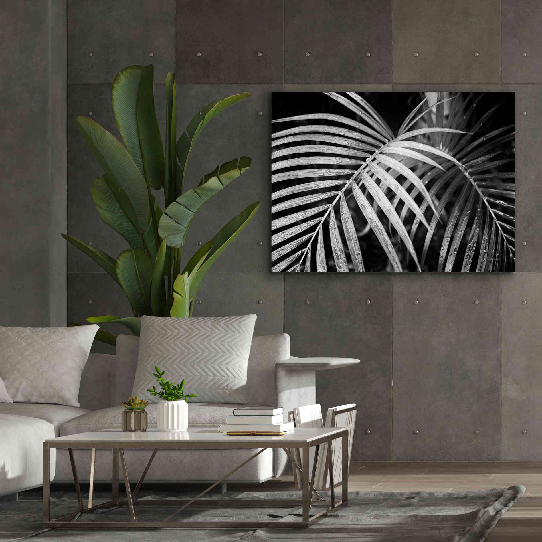 'Palm Fronds' by Debra Van Swearingen, Canvas Wall Art,54 x 40