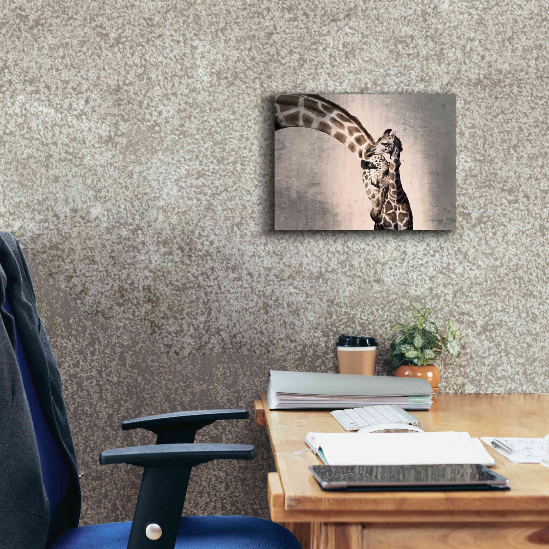 'Mother and Son' by Debra Van Swearingen, Canvas Wall Art,16 x 12