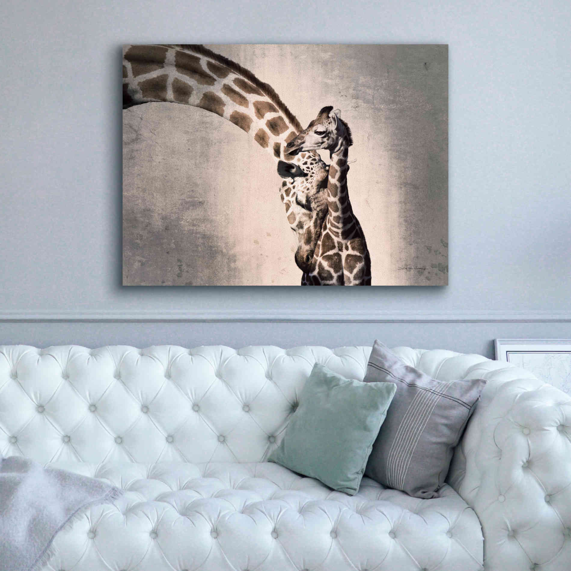 'Mother and Son' by Debra Van Swearingen, Canvas Wall Art,54 x 40