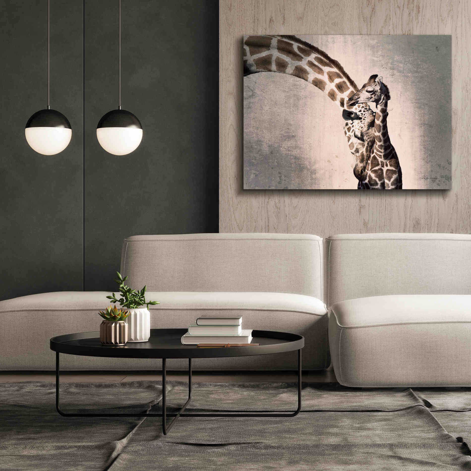 'Mother and Son' by Debra Van Swearingen, Canvas Wall Art,54 x 40