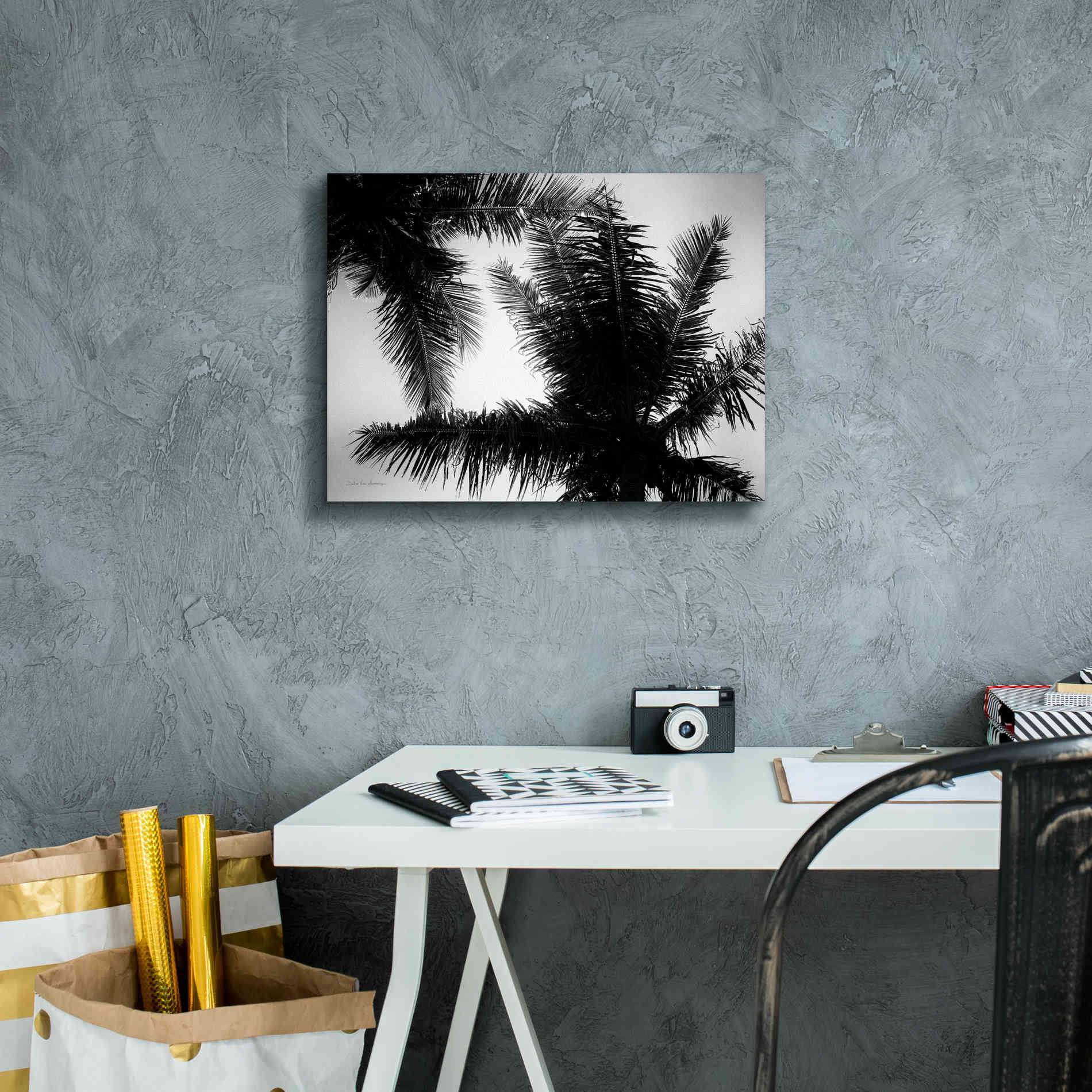 'Palm Tree Looking Up I' by Debra Van Swearingen, Canvas Wall Art,16 x 12