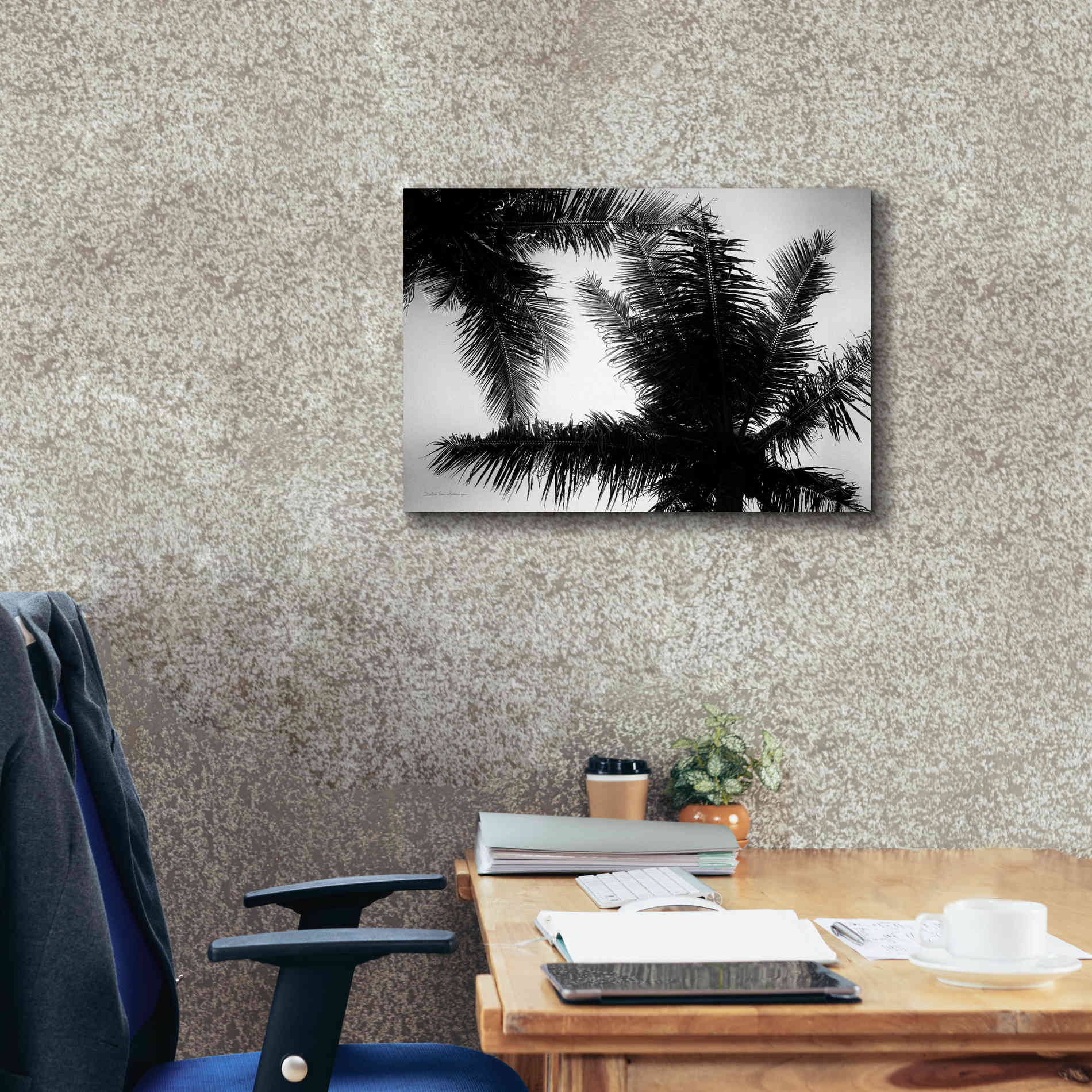 'Palm Tree Looking Up I' by Debra Van Swearingen, Canvas Wall Art,26 x 18