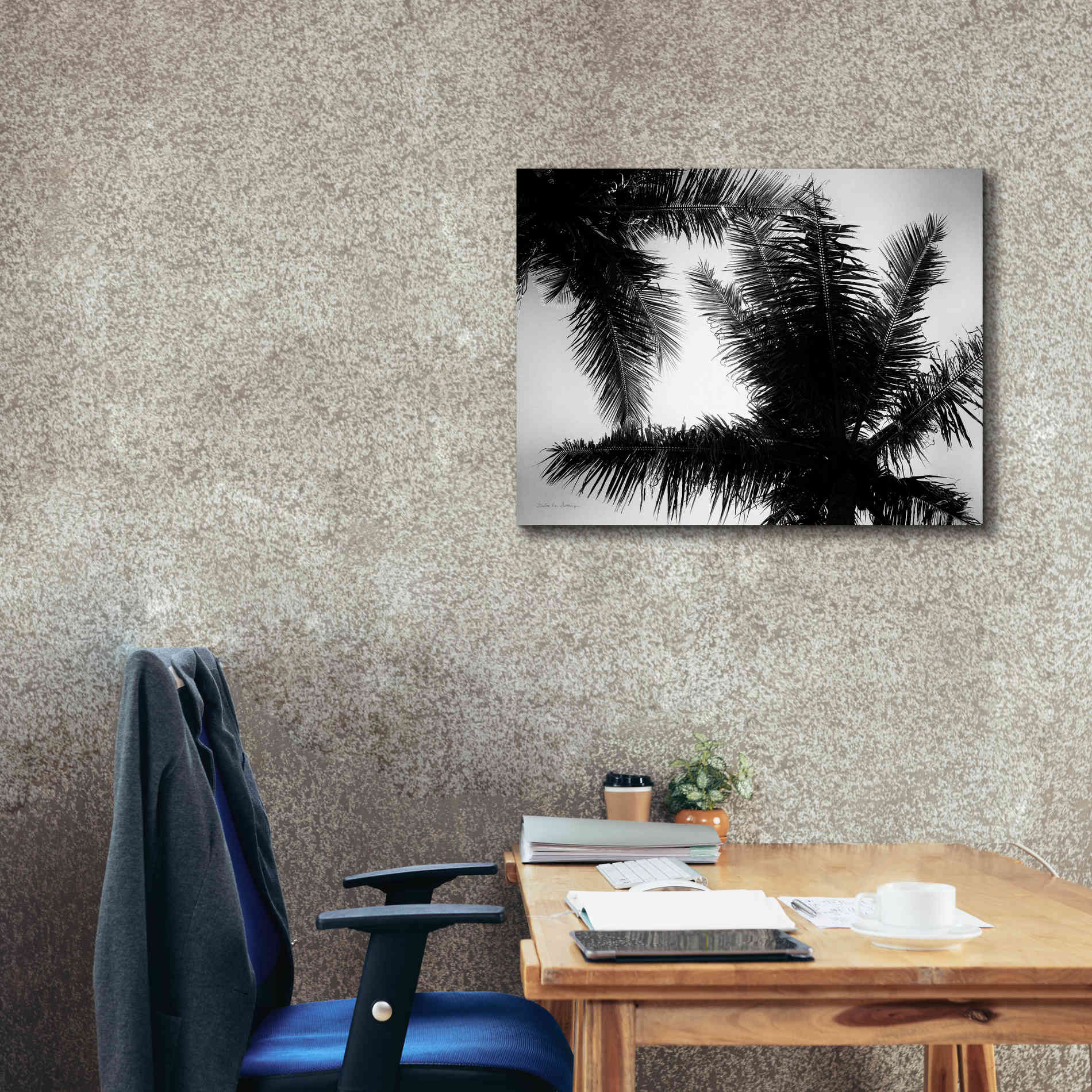 'Palm Tree Looking Up I' by Debra Van Swearingen, Canvas Wall Art,34 x 26