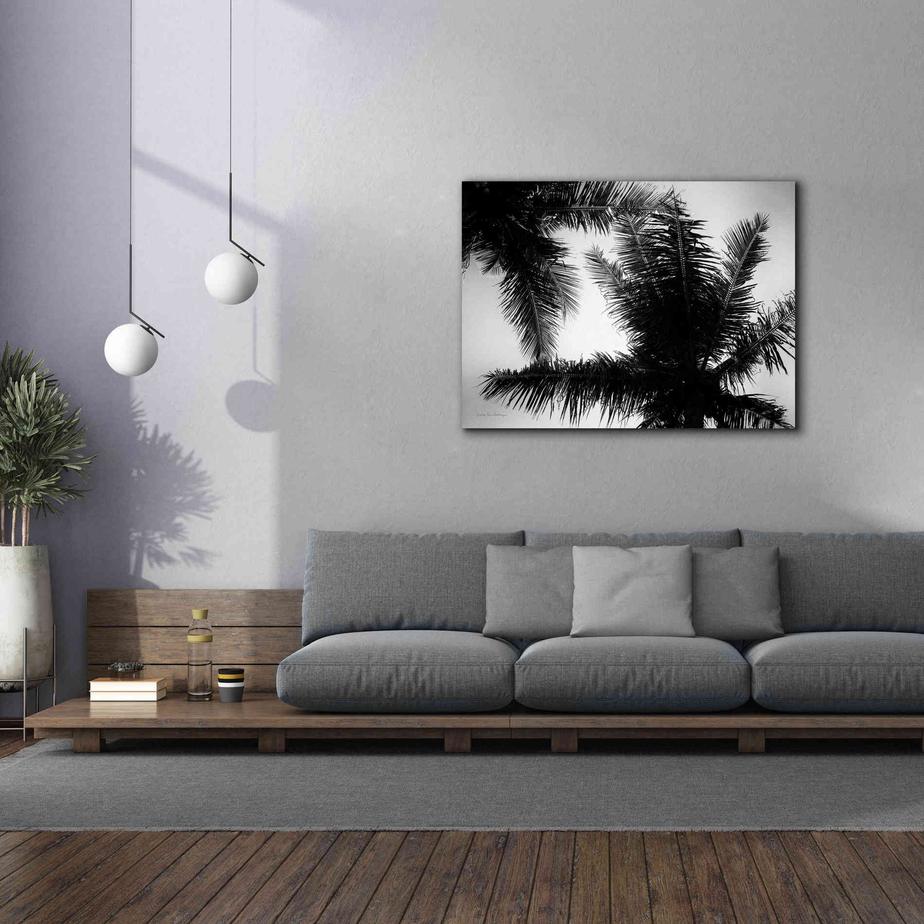 'Palm Tree Looking Up I' by Debra Van Swearingen, Canvas Wall Art,54 x 40