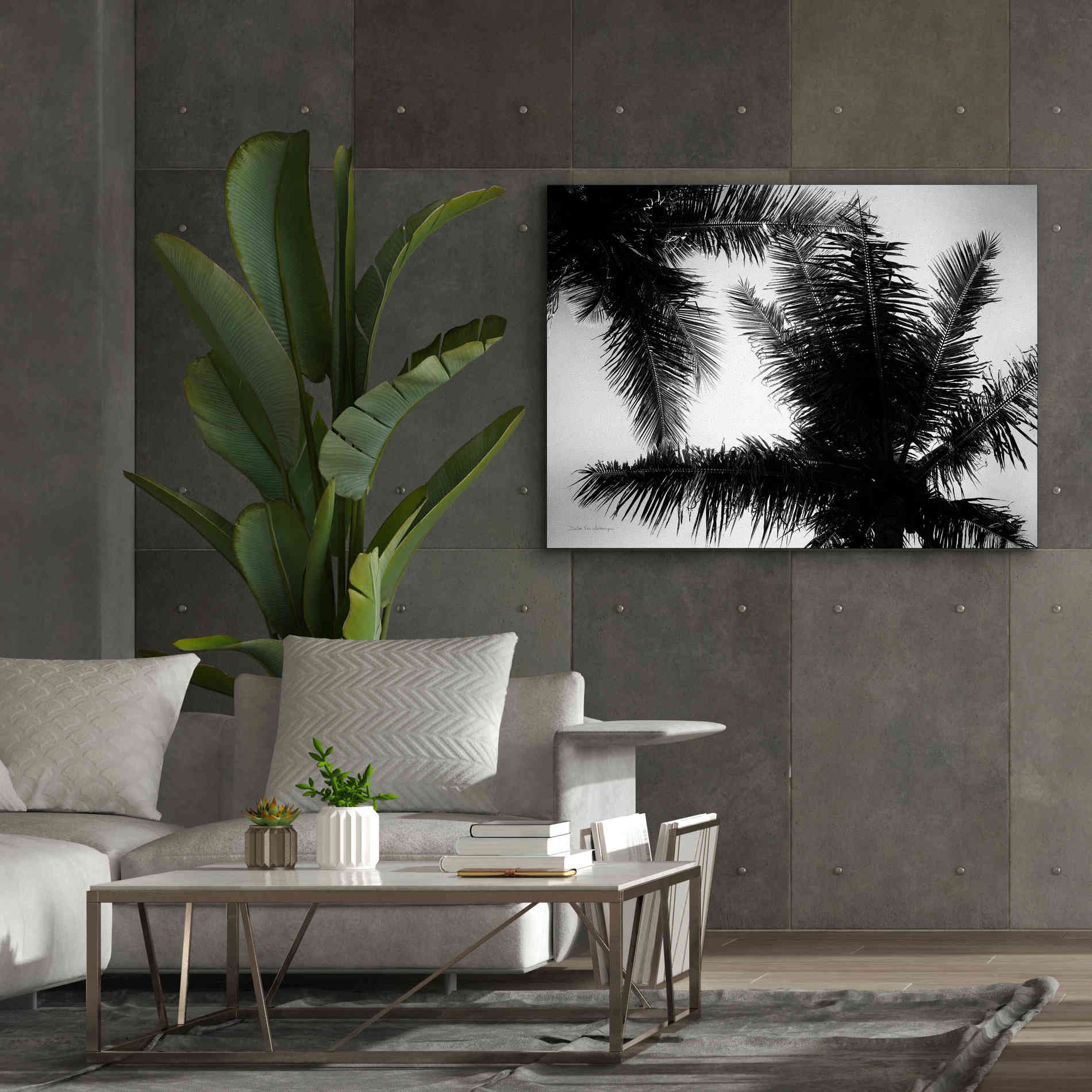 'Palm Tree Looking Up I' by Debra Van Swearingen, Canvas Wall Art,54 x 40