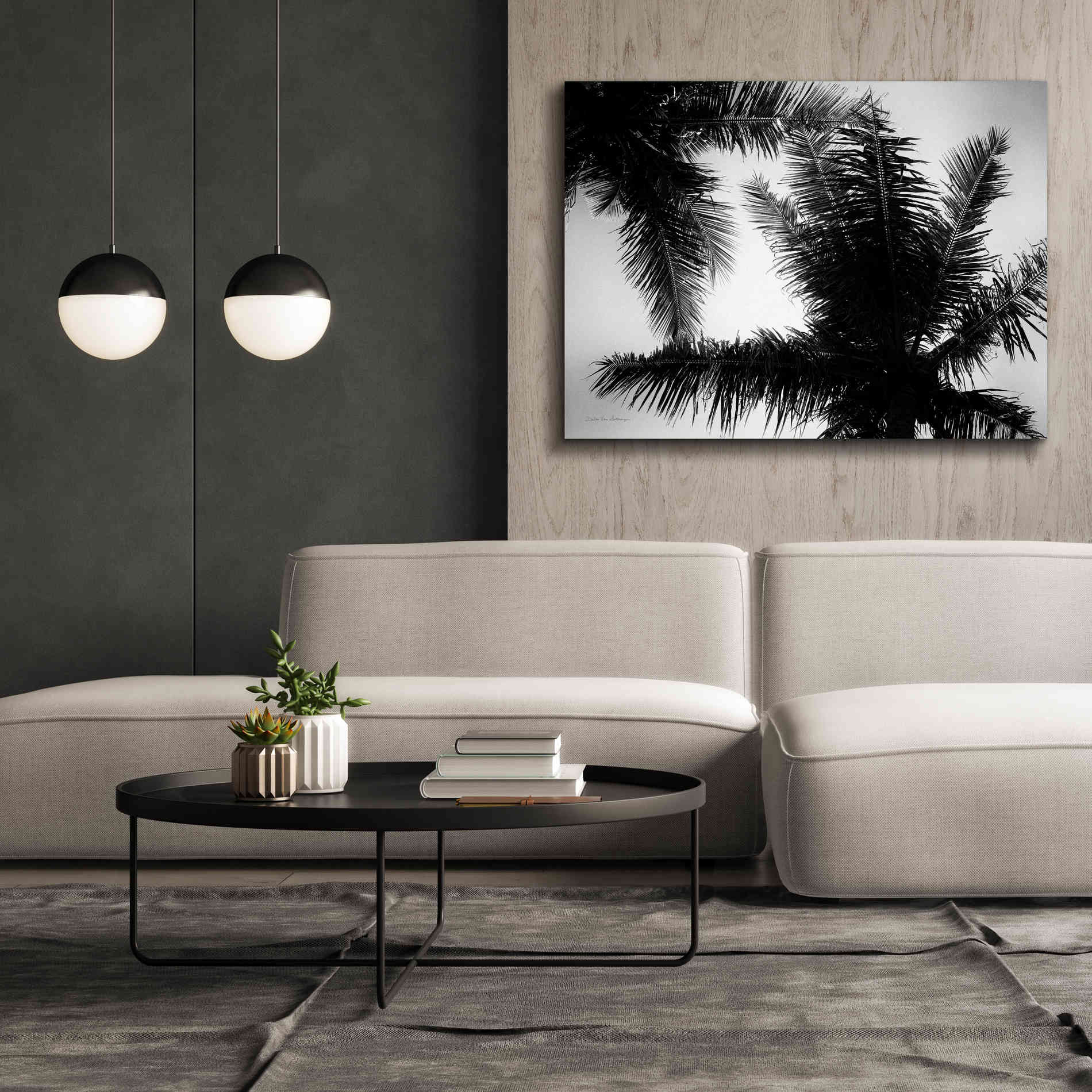 'Palm Tree Looking Up I' by Debra Van Swearingen, Canvas Wall Art,54 x 40