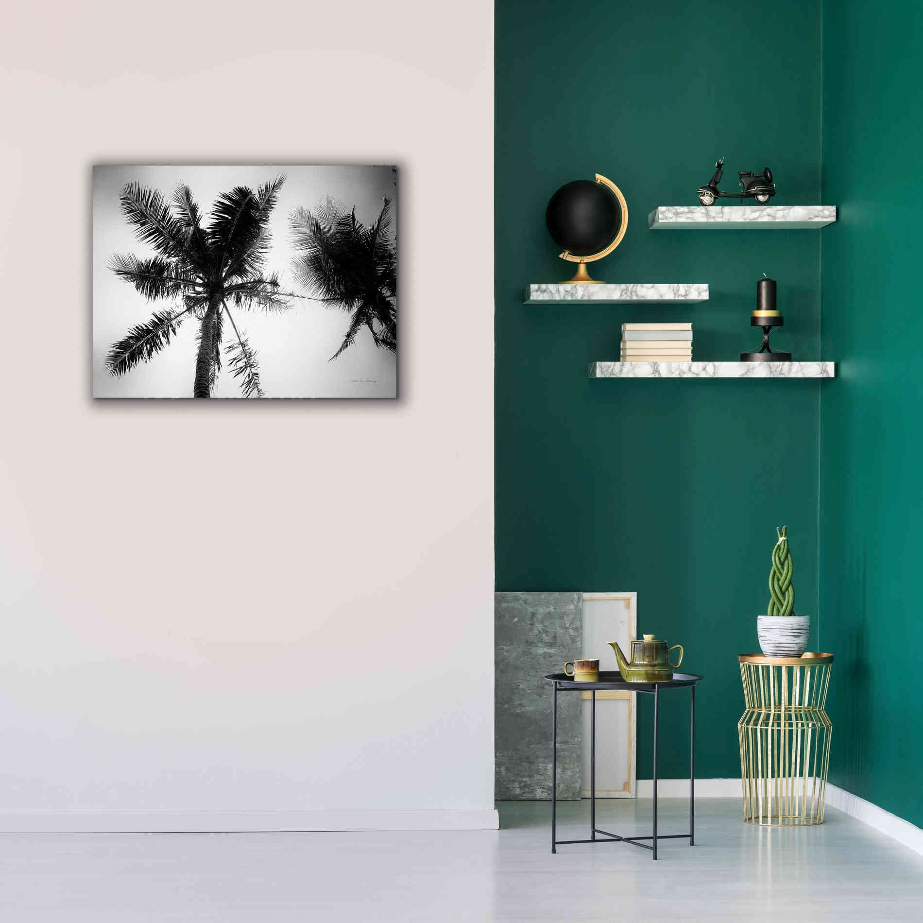 'Palm Tree Looking Up II' by Debra Van Swearingen, Canvas Wall Art,34 x 26
