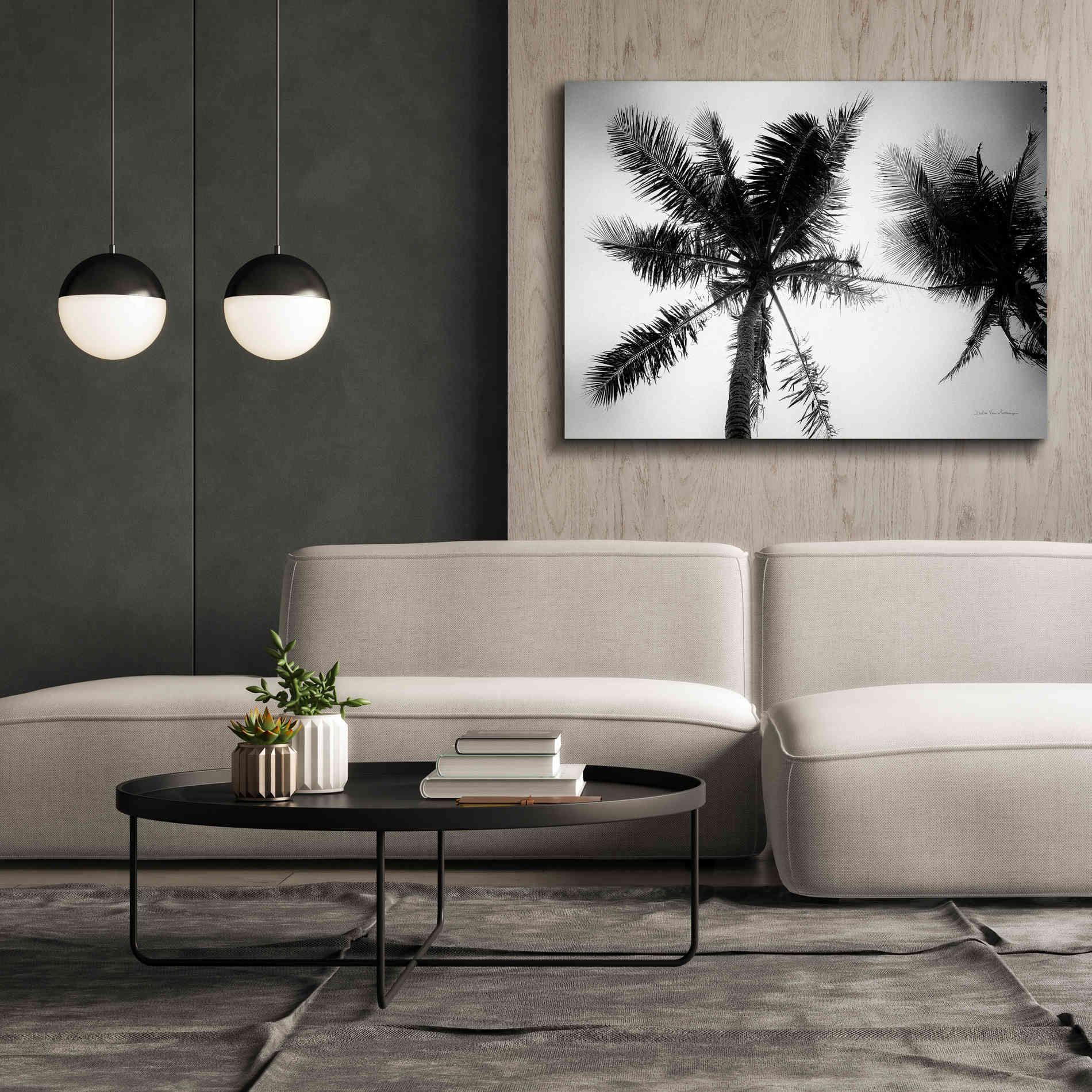 'Palm Tree Looking Up II' by Debra Van Swearingen, Canvas Wall Art,54 x 40
