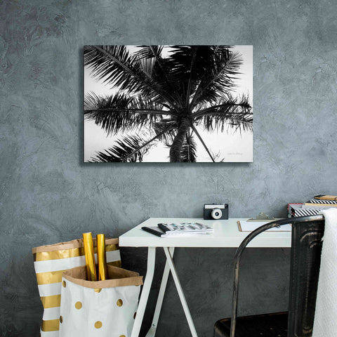 Image of 'Palm Tree Looking Up III' by Debra Van Swearingen, Canvas Wall Art,26 x 18