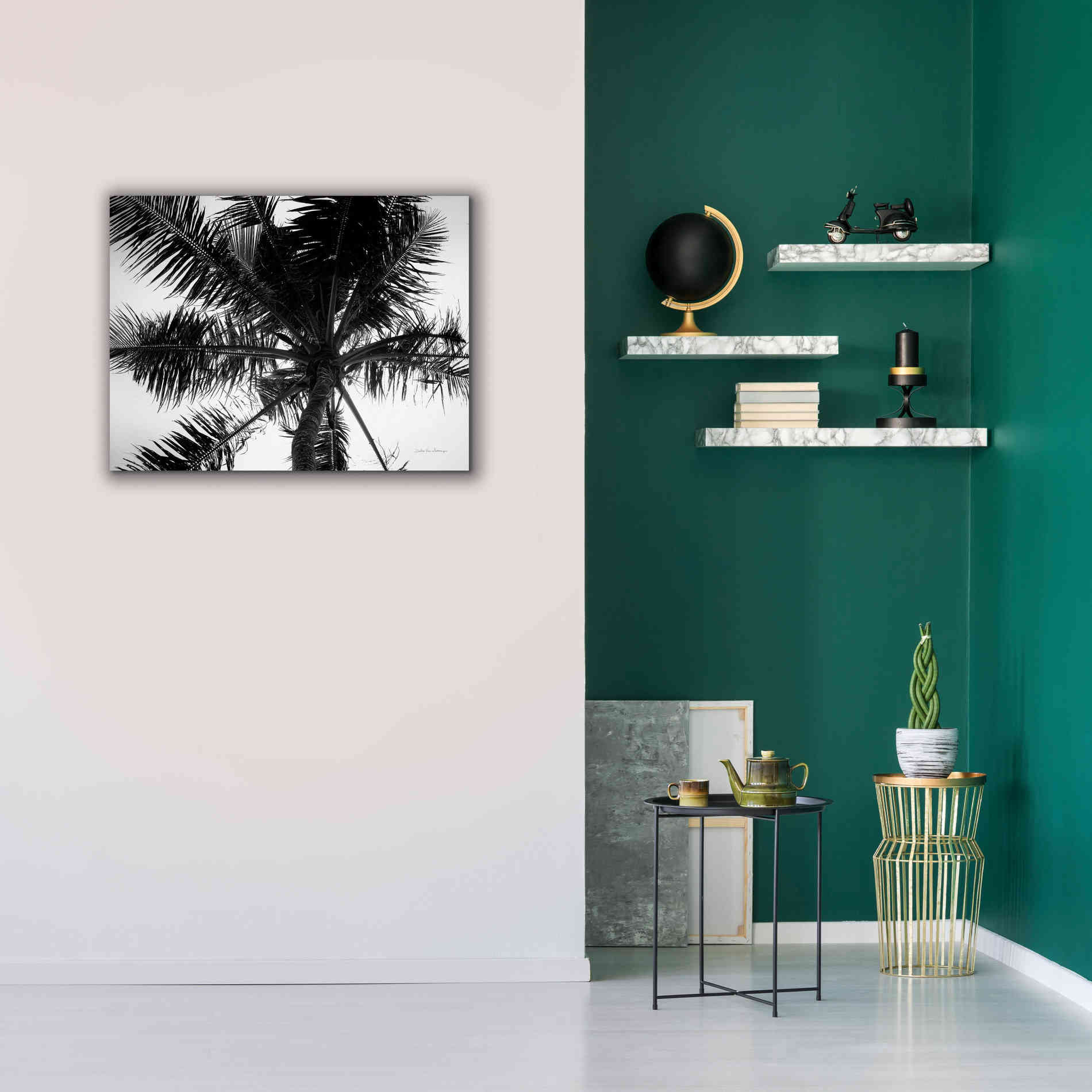 'Palm Tree Looking Up III' by Debra Van Swearingen, Canvas Wall Art,34 x 26
