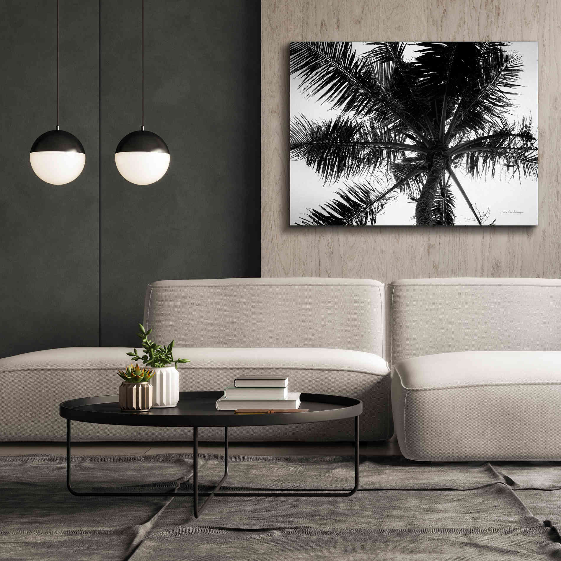 'Palm Tree Looking Up III' by Debra Van Swearingen, Canvas Wall Art,54 x 40