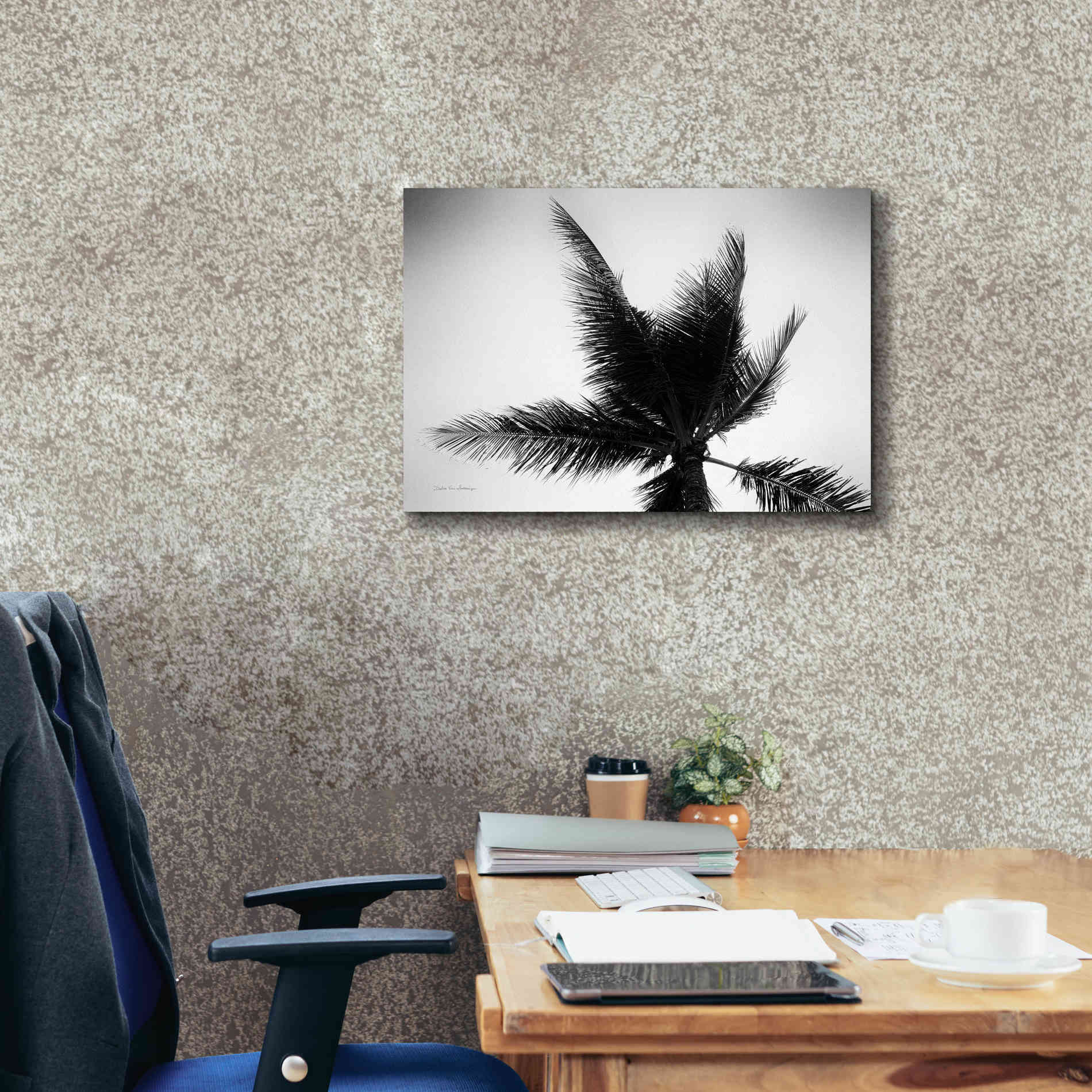 'Palm Tree Looking Up IV' by Debra Van Swearingen, Canvas Wall Art,26 x 18