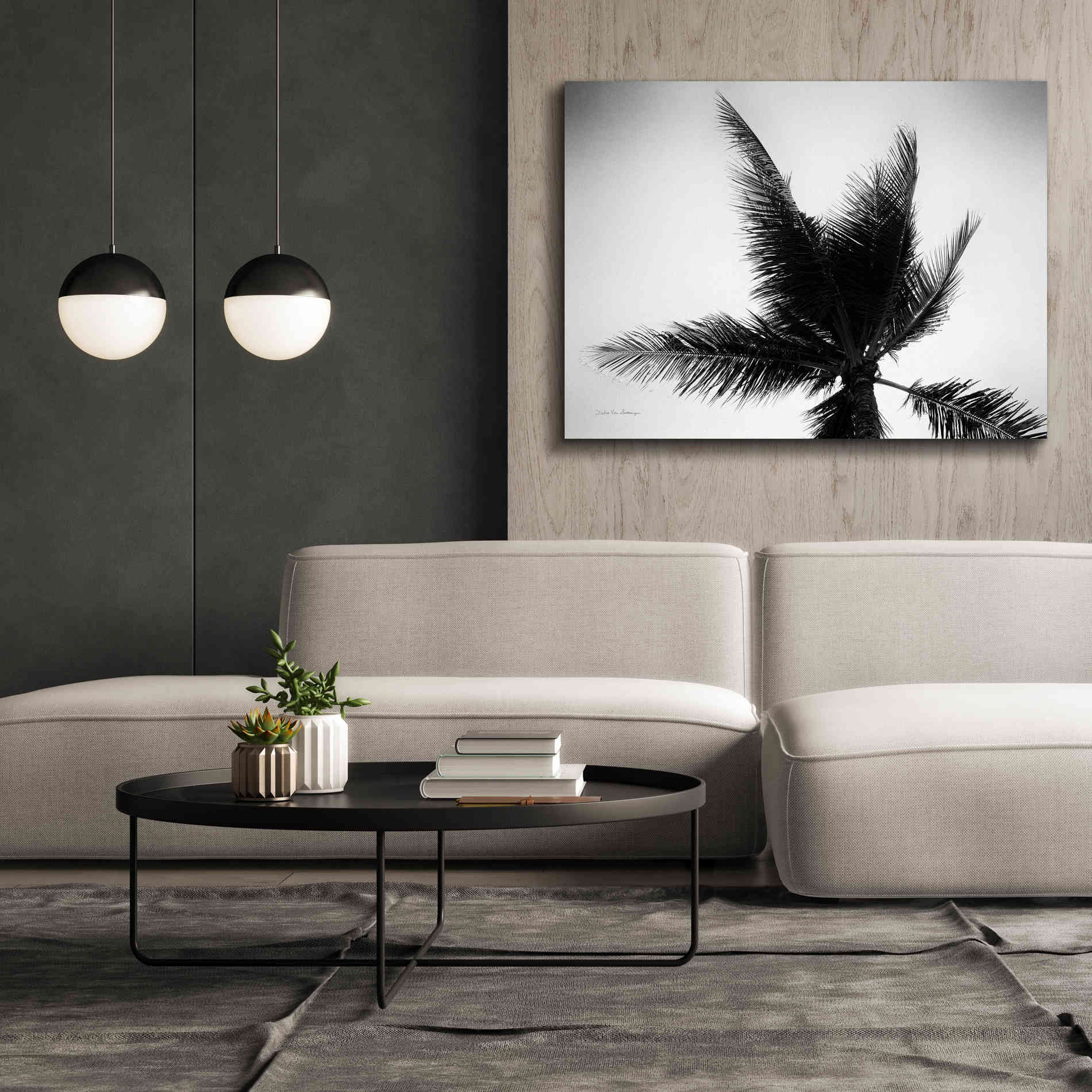 'Palm Tree Looking Up IV' by Debra Van Swearingen, Canvas Wall Art,54 x 40