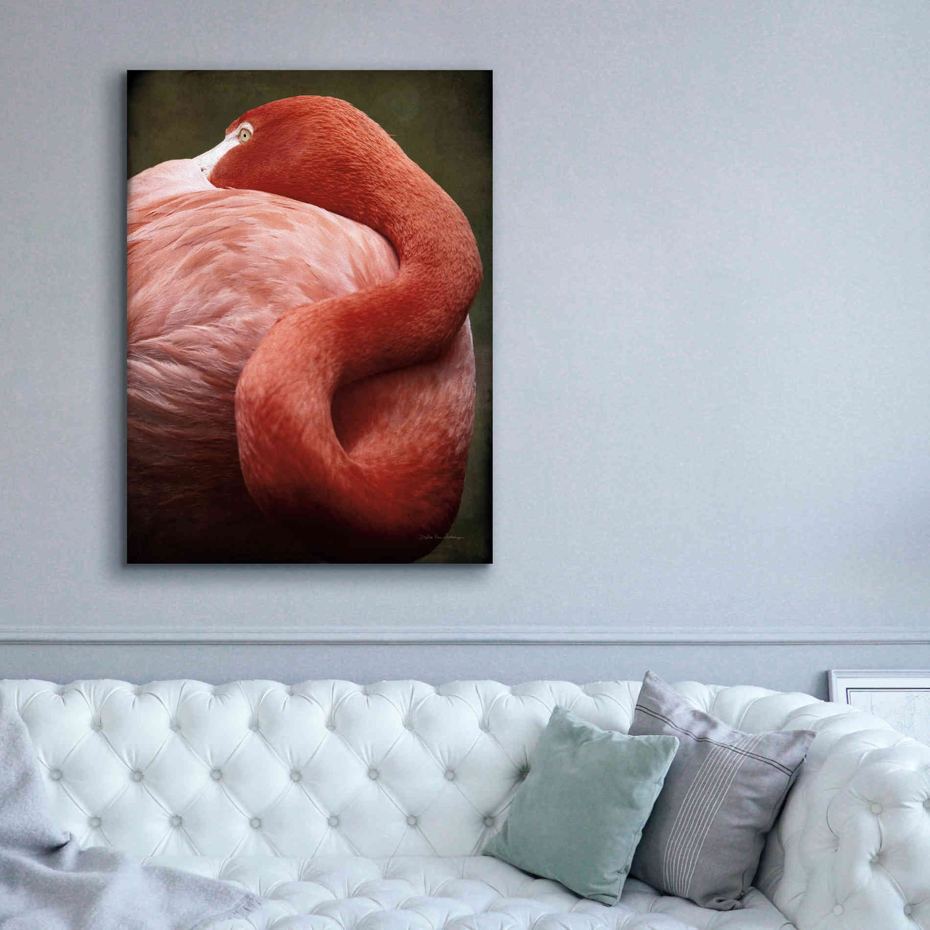 'Caribbean Flamingo I' by Debra Van Swearingen, Canvas Wall Art,40 x 54
