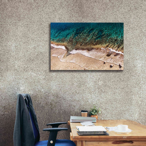 'Sand and Sea' by Debra Van Swearingen, Canvas Wall Art,40 x 26