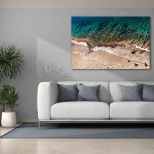 'Sand and Sea' by Debra Van Swearingen, Canvas Wall Art,60 x 40