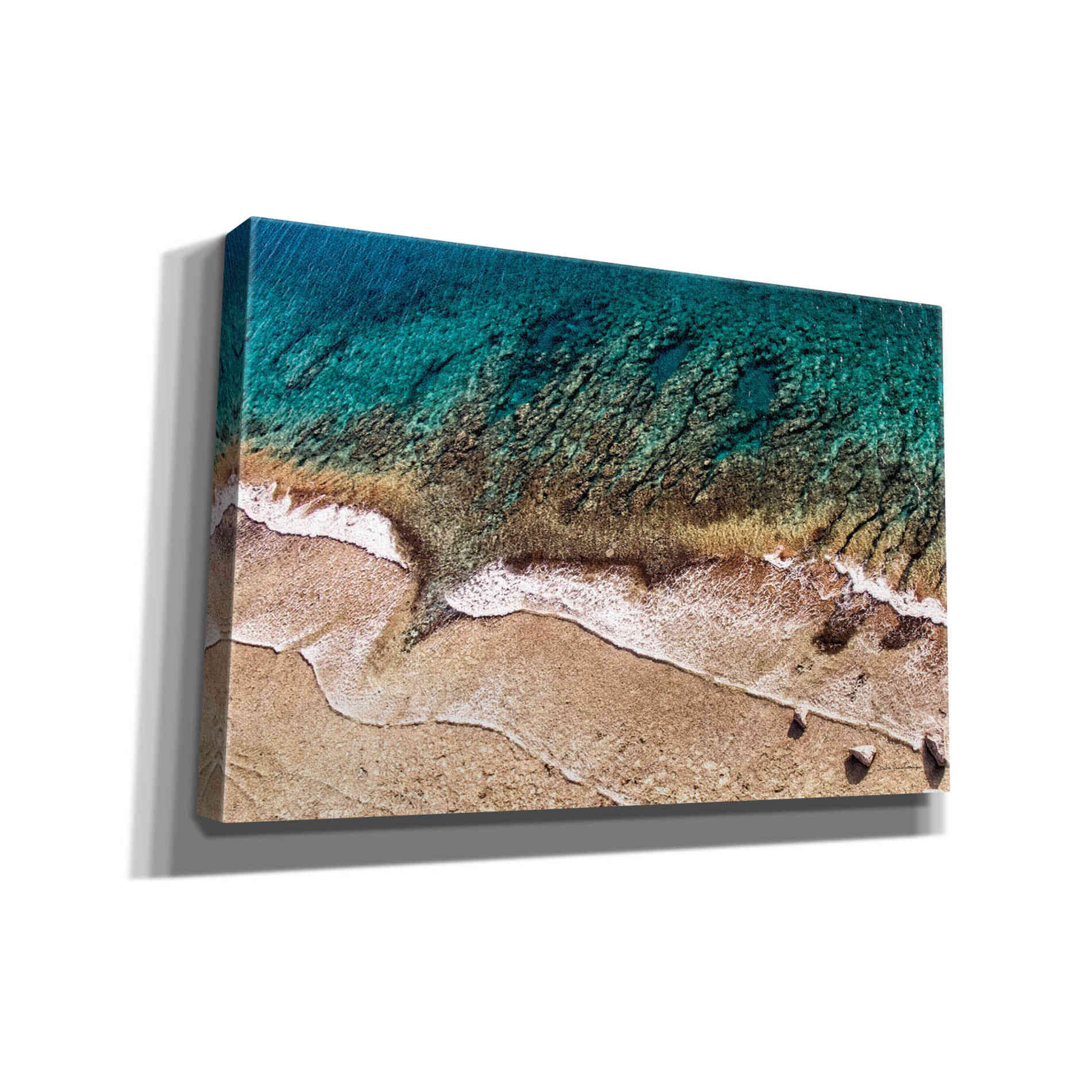 'Sand and Sea' by Debra Van Swearingen, Canvas Wall Art,18x12x1.1x0,26x18x1.1x0,40x26x1.74x0,60x40x1.74x0