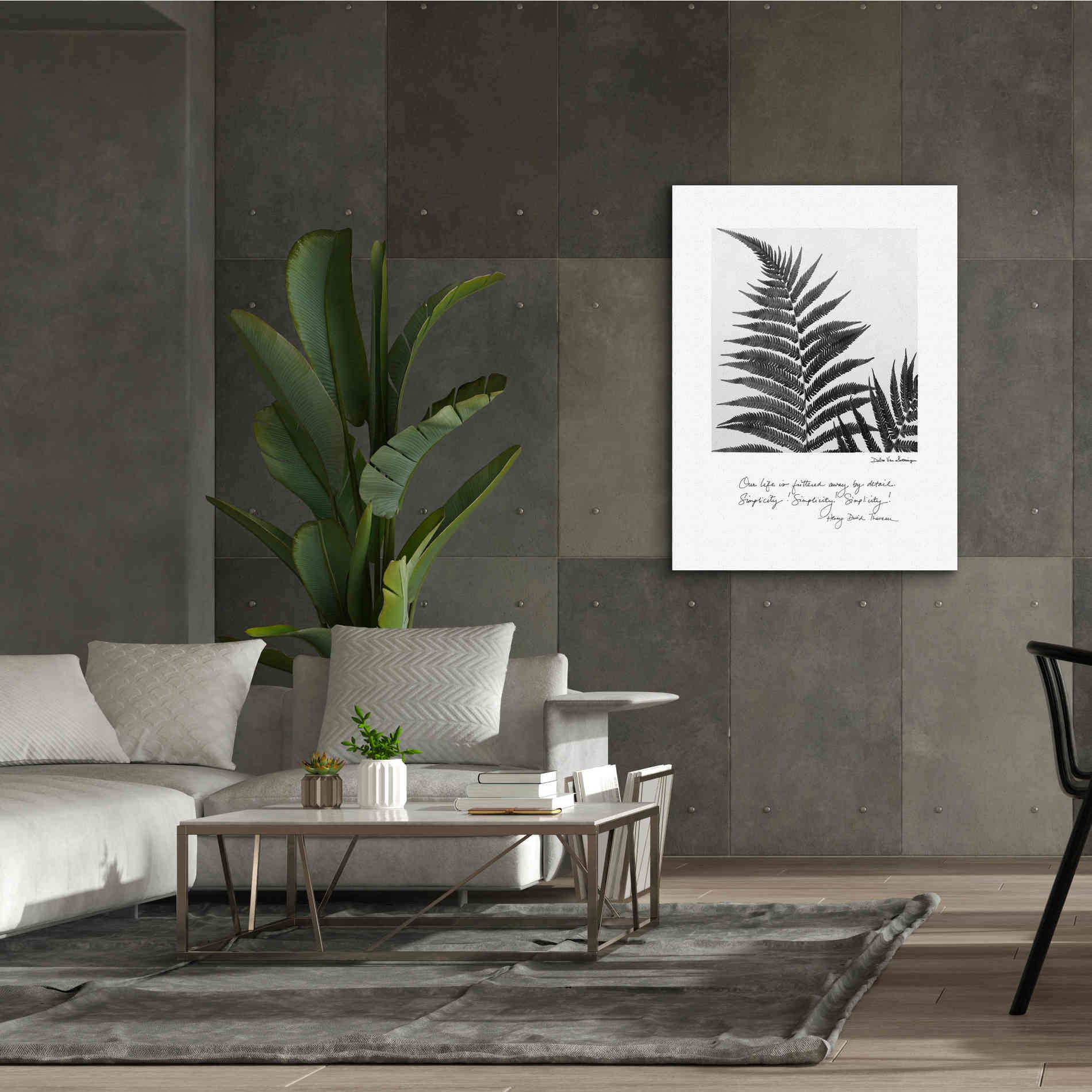 'Delicate Fern v2' by Debra Van Swearingen, Canvas Wall Art,40 x 54