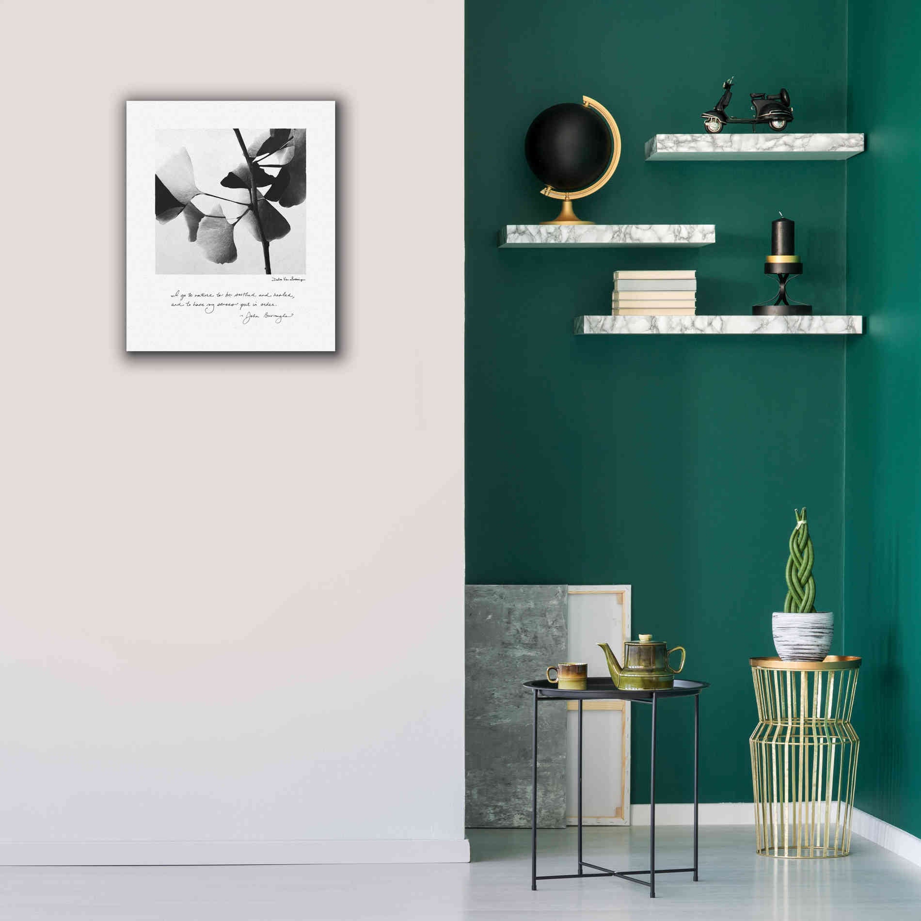 'Delicate Ginkgo v2' by Debra Van Swearingen, Canvas Wall Art,20 x 24