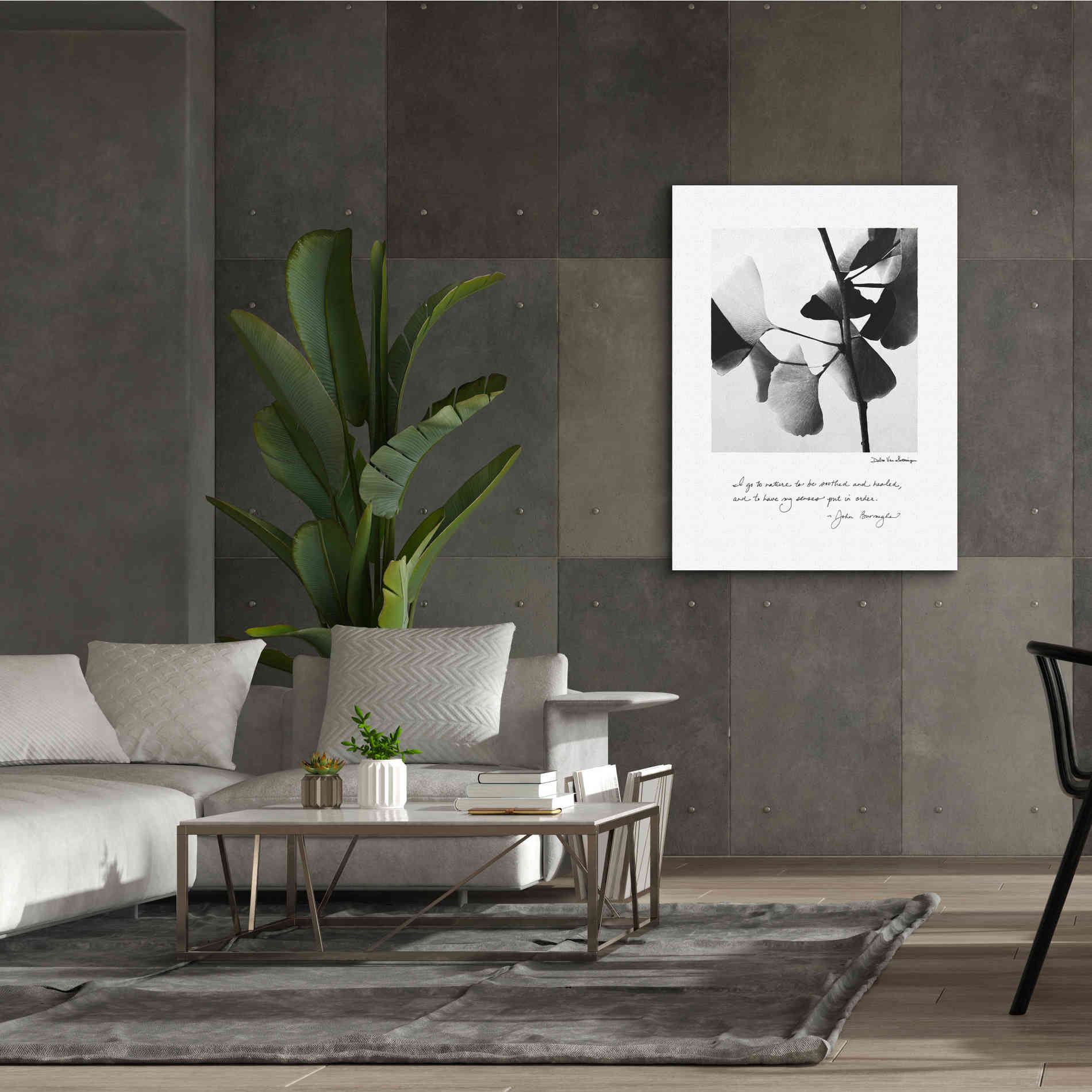 'Delicate Ginkgo v2' by Debra Van Swearingen, Canvas Wall Art,40 x 54